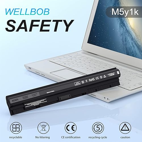 Miniatura 7 de Batería M5Y1K para batería Dell Inspiron 5559 5558, para Dell Inspiron 15 3000 5000 batería 3558 3567 5555 5566 5759, compatible con batería de