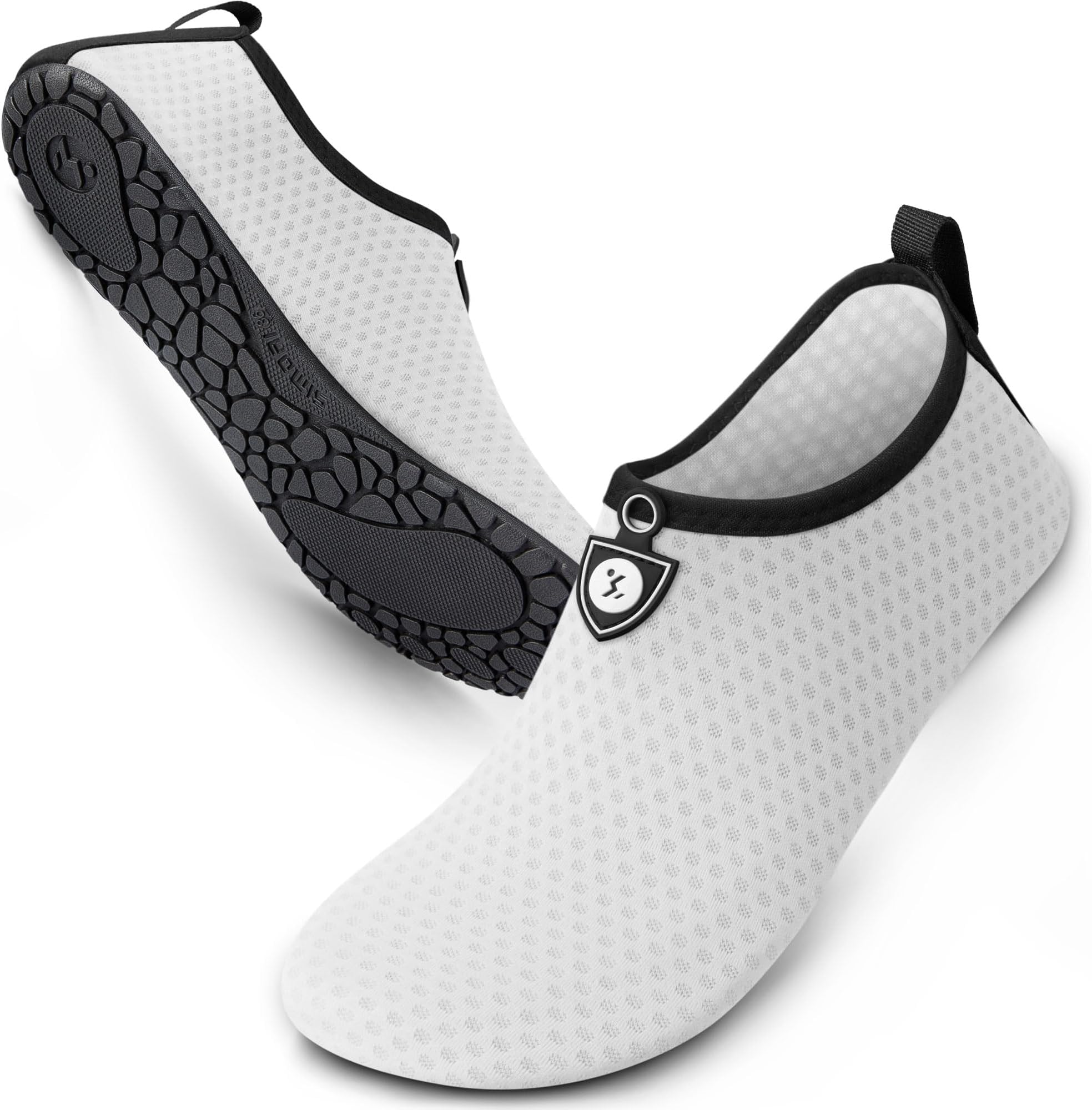 Water Shoes for Women Men Swim Aqua Socks Beach Pool Essentials Barefoot Surf River Boat Kayak Sea Yoga Sand Exercise Sport Accessories Breathable Quick-Dry Adult Youth Kid Size SWS001