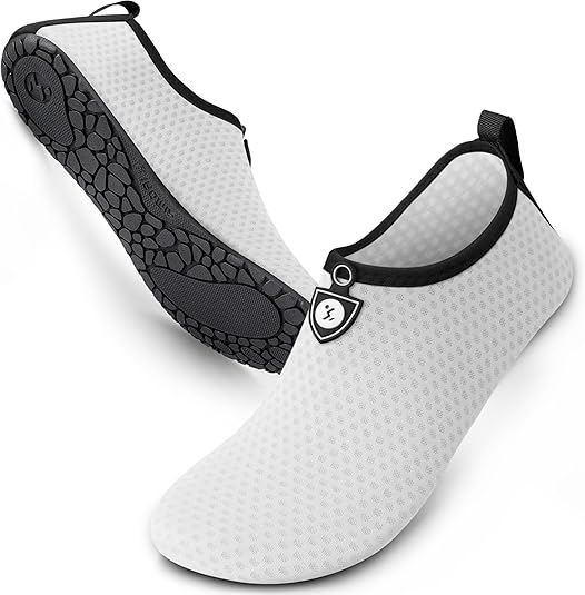 SIMARI Water Shoes for Women Men Swim Aqua Socks Beach Pool Essentials Barefoot Surf River Boat Kayak Sea Yoga Sand Exercise Sport Accessories Breathable Quick-Dry Adult Youth Kid Size SWS001