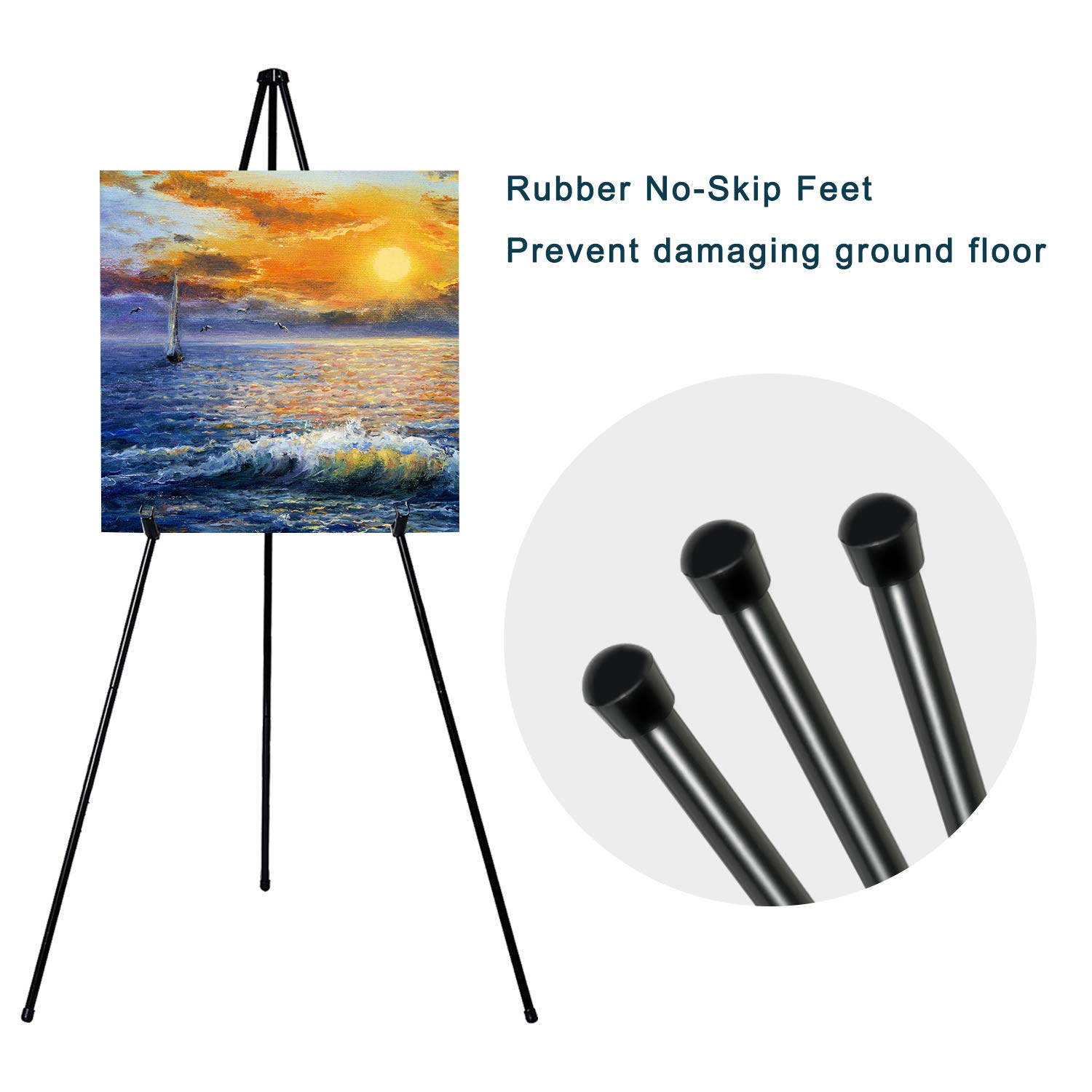 Buy 63" Instant Easels Stand for Wedding Sign & Posters,Adjustable