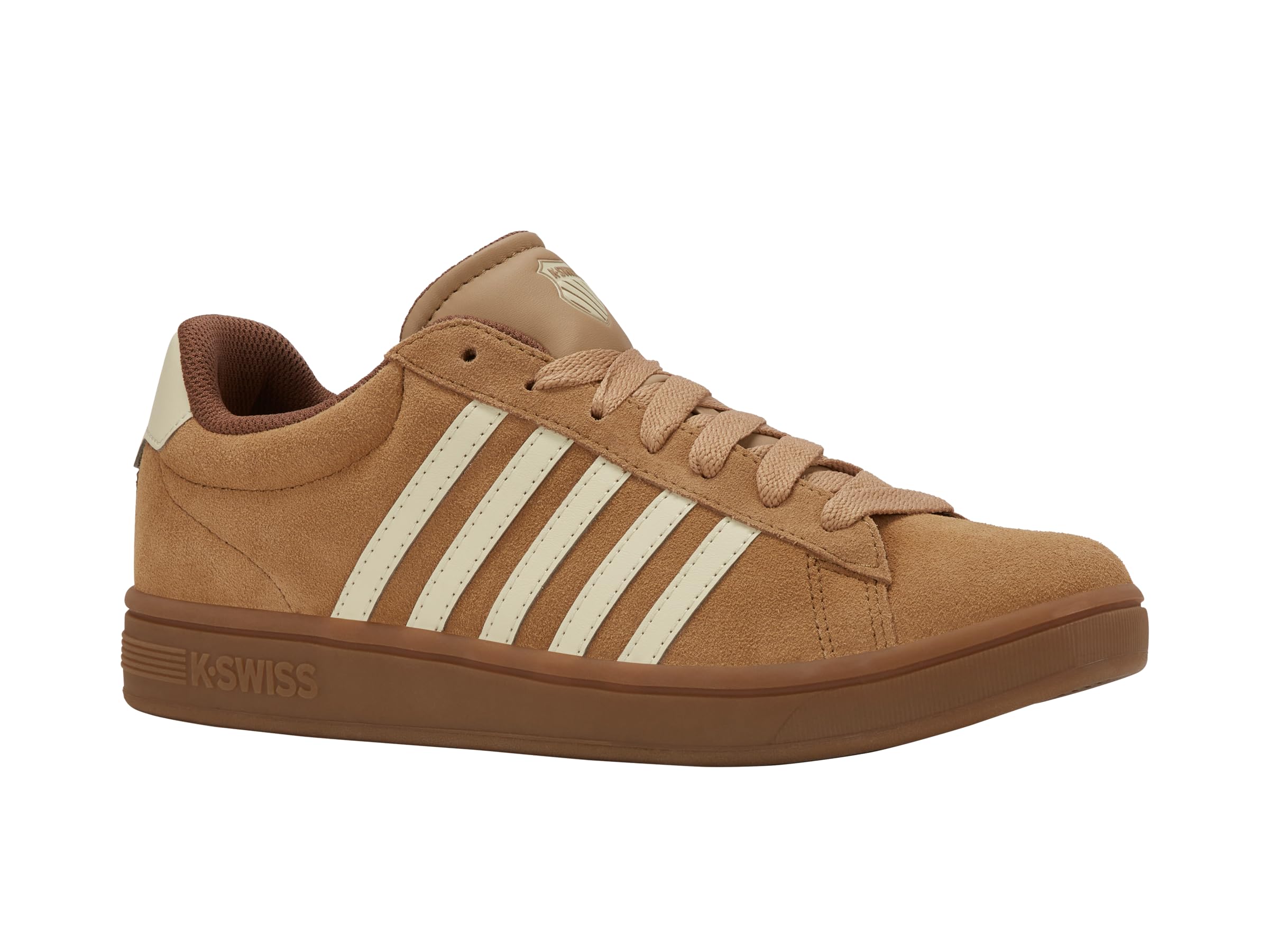 K-Swiss Court Tiebreak II SDE Herren Leder Sneaker Schuhe 09492-275 braun