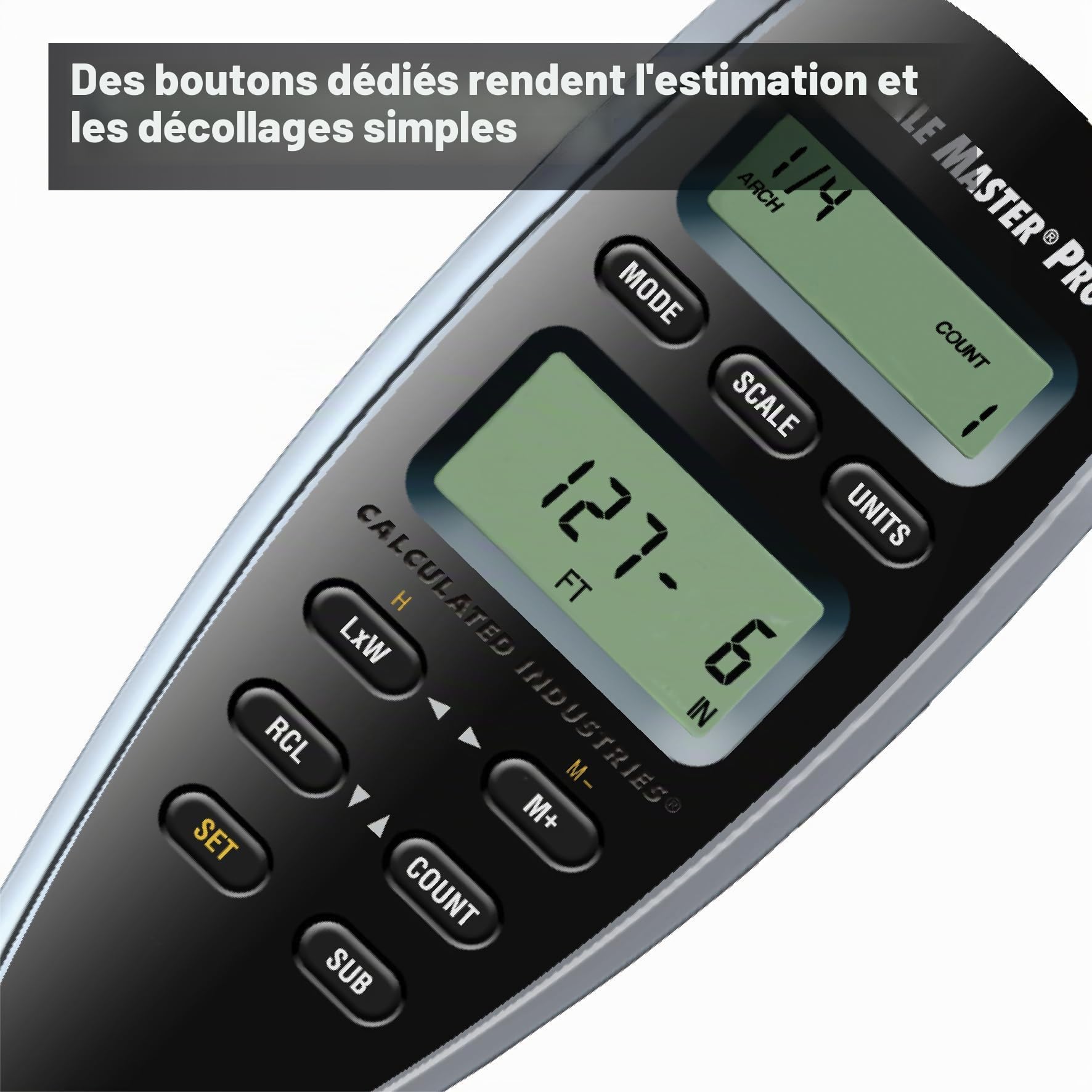 Calculated Industries Scale Master Pro Plan mesure numérique