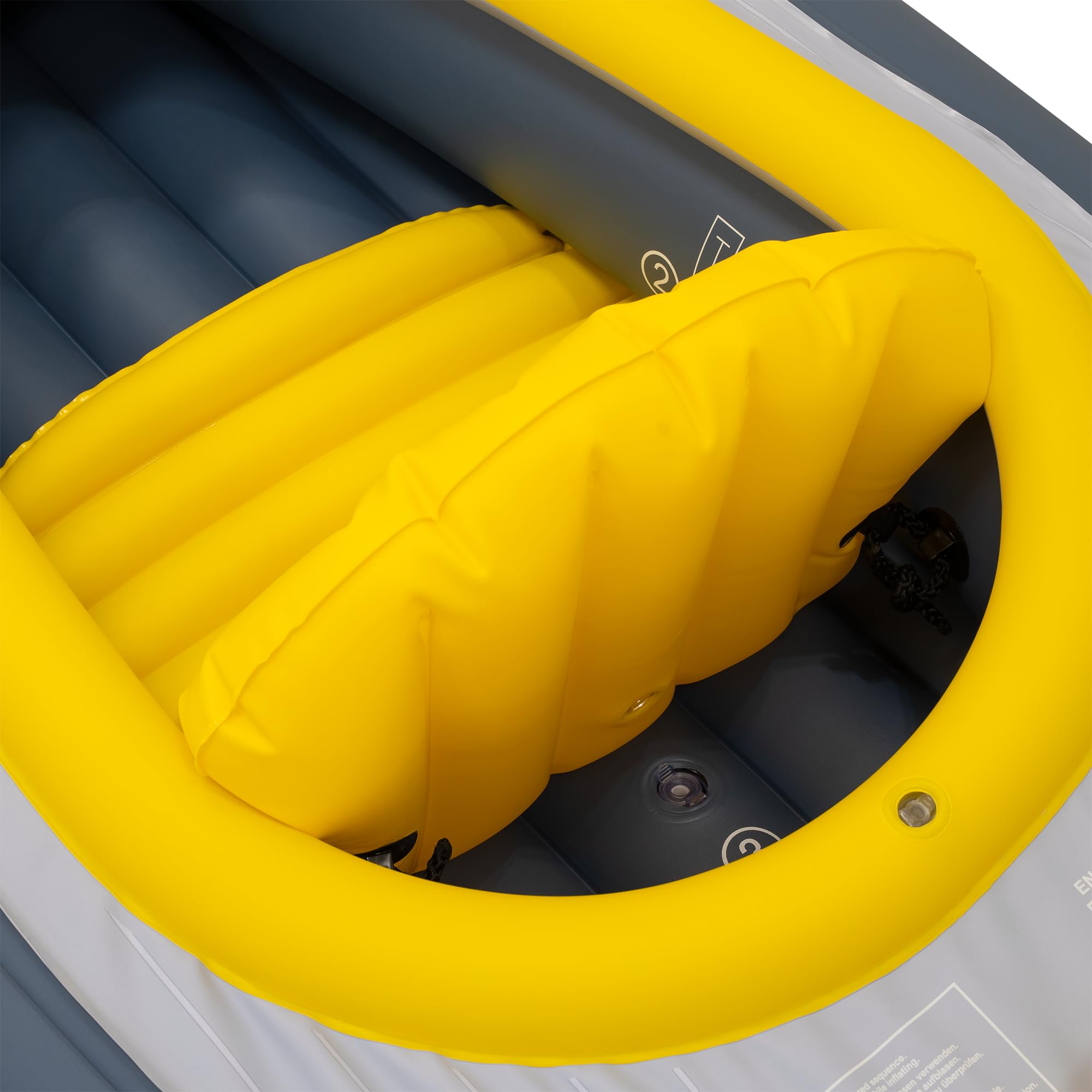 Rebel Electro Kayak Inflable 282x90 Paddle Bomba Asiento RBA-4515