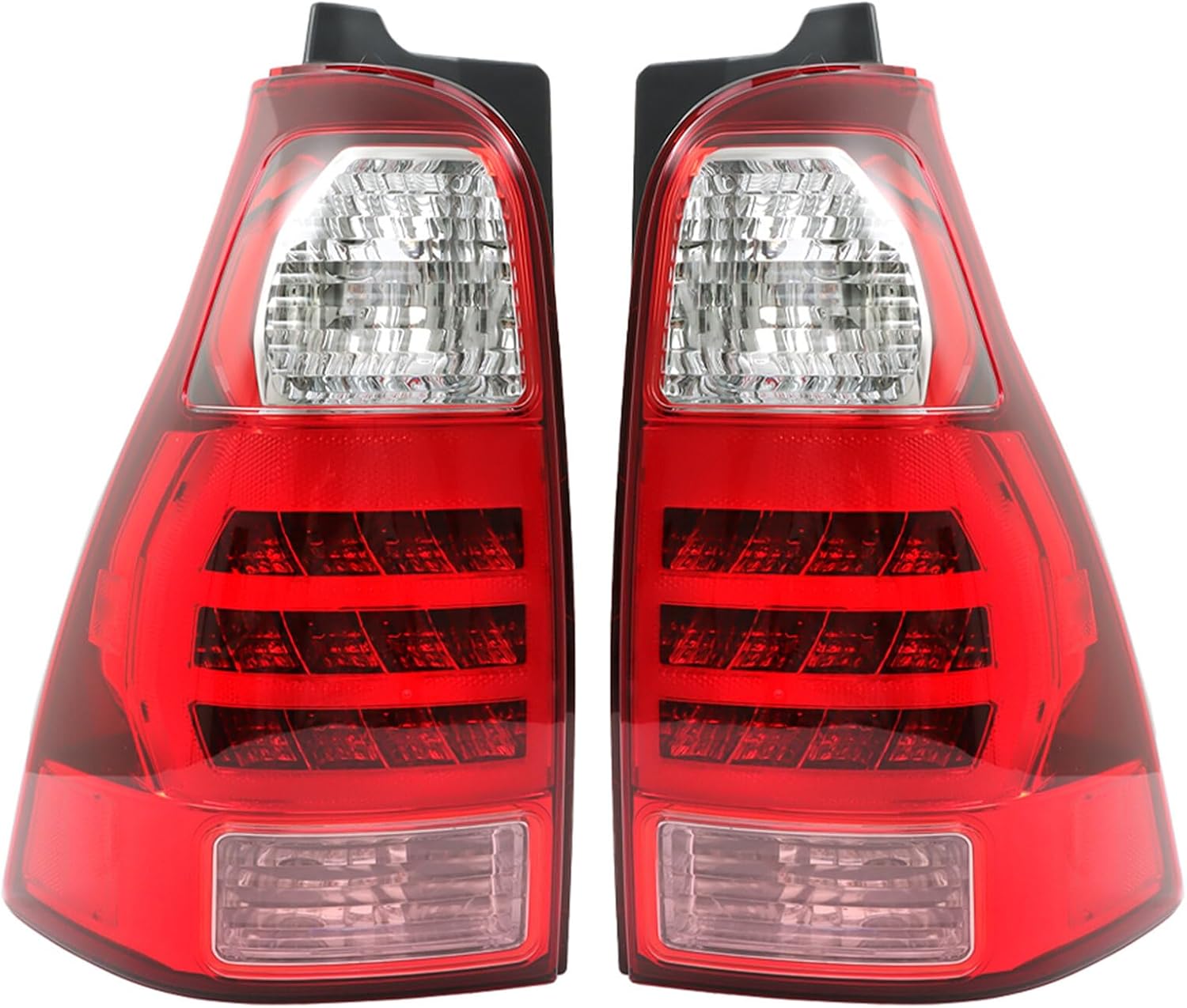 WFLNHB Left & Right Side Tail Lights Assembly Replacement for Toyota 4Runner 2006-2009 Driver and Passenger Side Rear Brake Lamps TO2800172 TO2801172