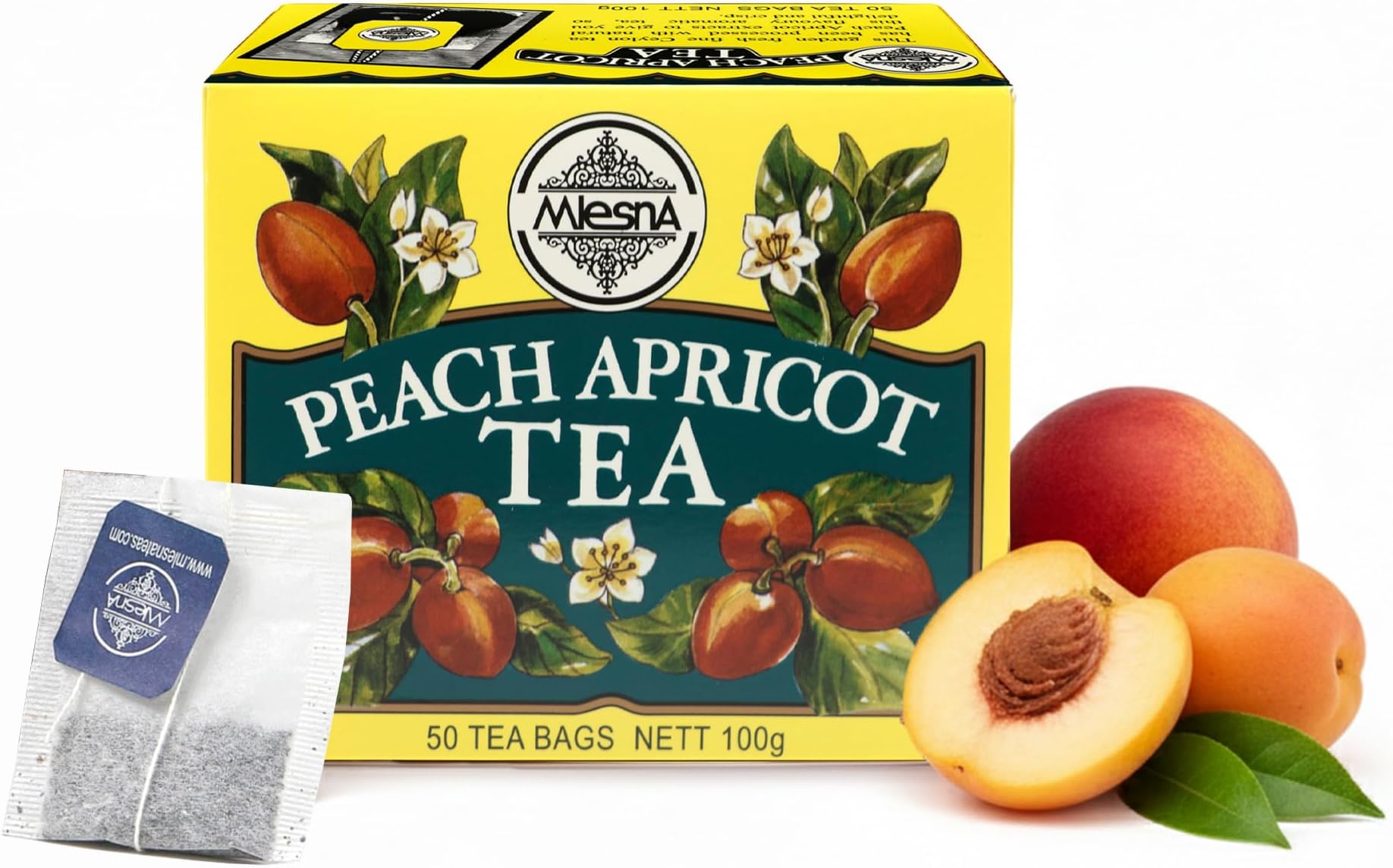 Flavoured Tea Bag, Peach Apricot, 100g