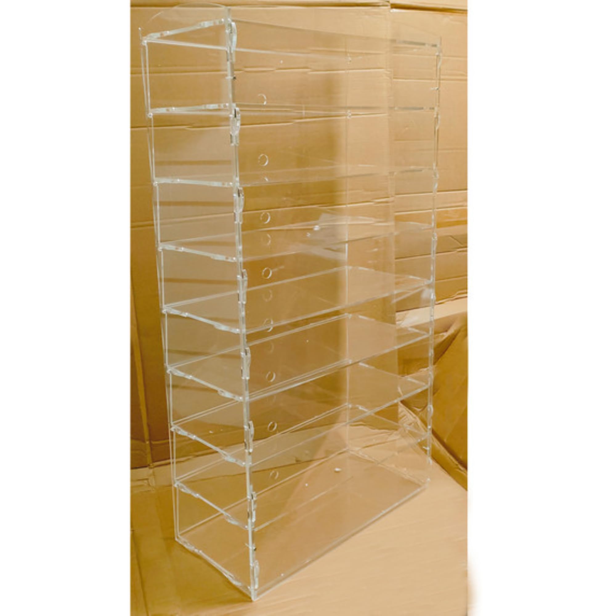 Completeshopfittings Klar Acrylic Bakery Pastry Display Case Stand Cabinet Cakes Donuts Cupcakes Pastries (8 - Tier)