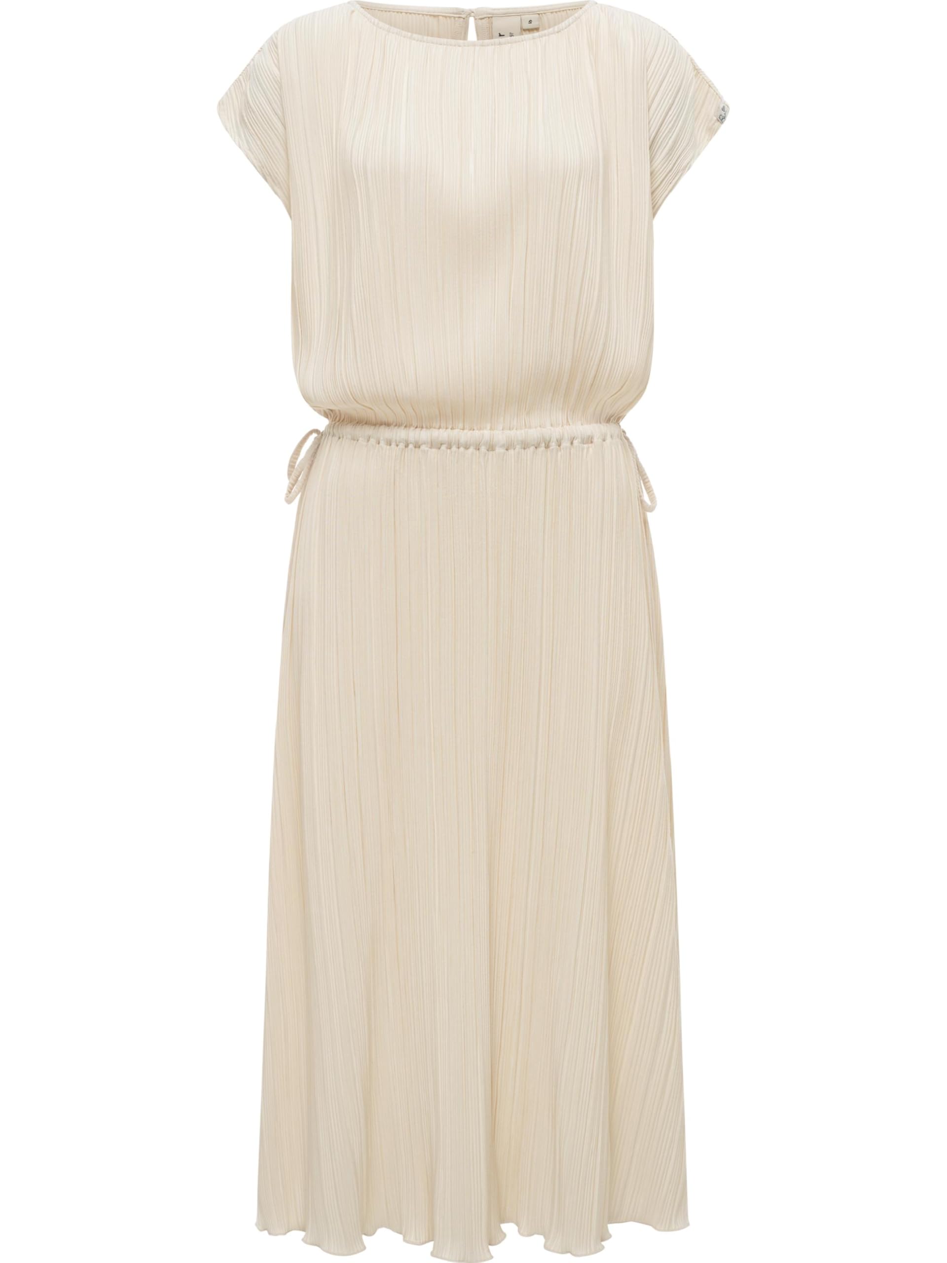 Ragwear Damen festliches Plissee-Sommerkleid leichtes Kurzarm Midikleid Galit YOUMODO XS-XXL