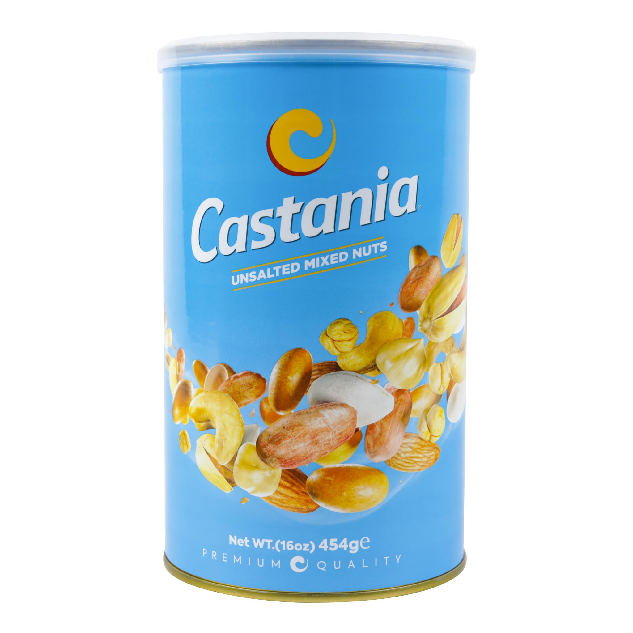 Sponsored Ad - Castania Lebanese Nuts, Low Salt Mix, Pistachios, Almonds, Cashews, Hazelnuts, Peanuts, Pumpkin Seeds, and Chickpeas 16oz
