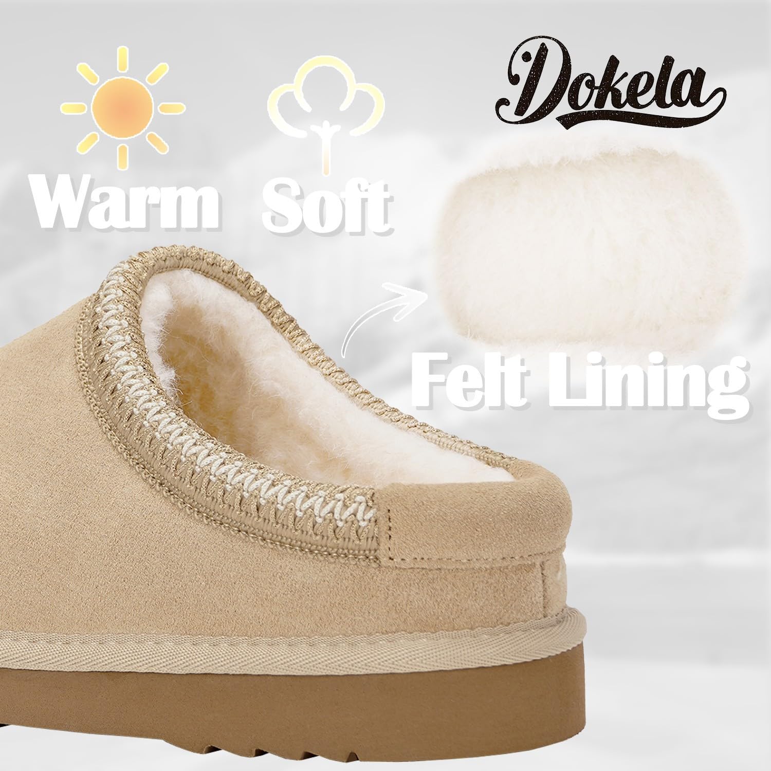Donna Uomo Pantofole Pelle Scamosciata Vera Invierno Forro De Fieltro Scarpe da Casa Ciabatte Impermeabile Antiscivolo Slippers