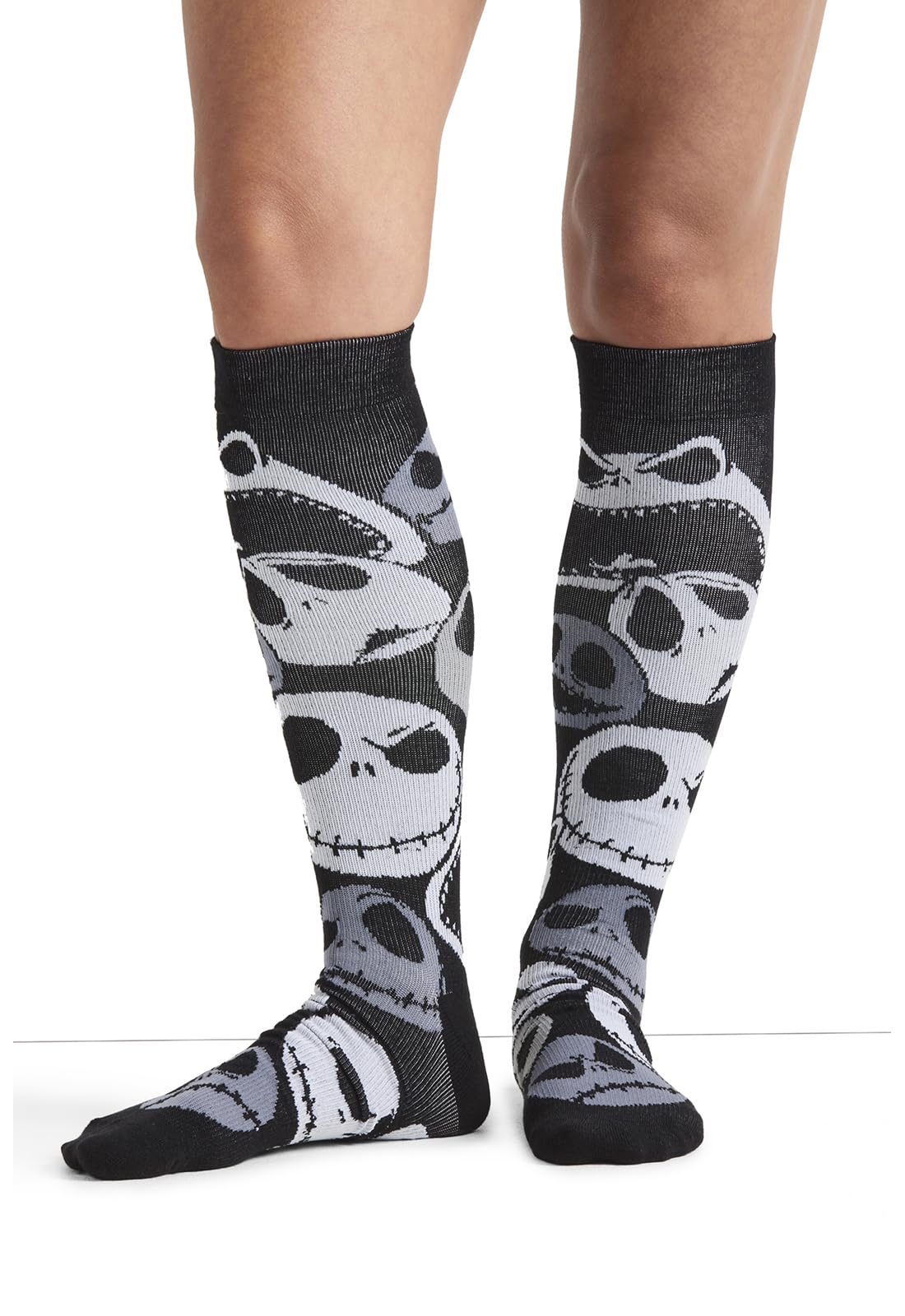 Cherokee Printsupport - Calcetines de apoyo para mujer, 12 y 10-15 mmHg, Plus, My Scary Face - My Scary Face, Plus, My Scary Face, Talla única