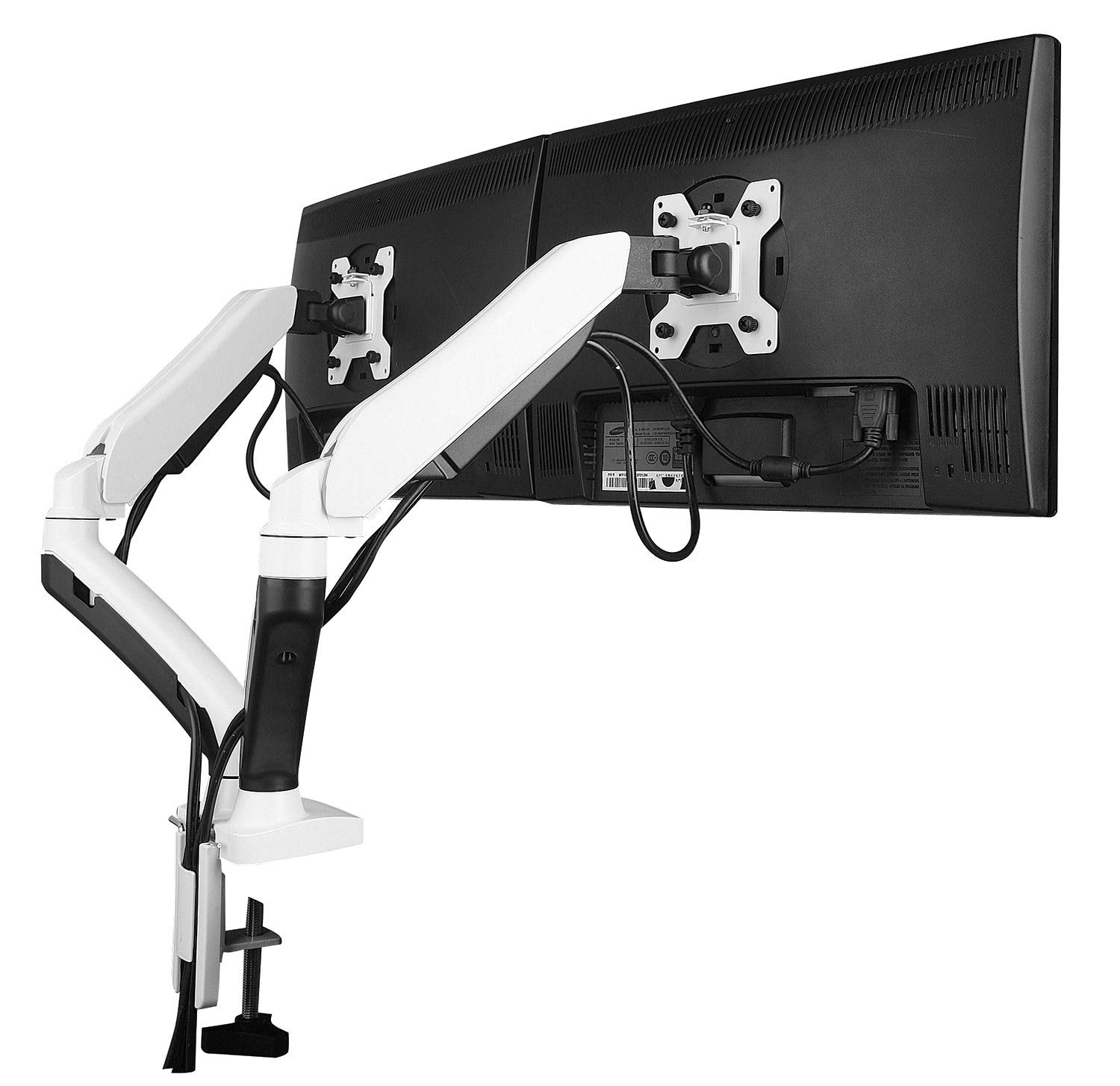 Buy GSA22DD Dual Powered LCD Monitor Arm Desk Stand w/ vesa bracket