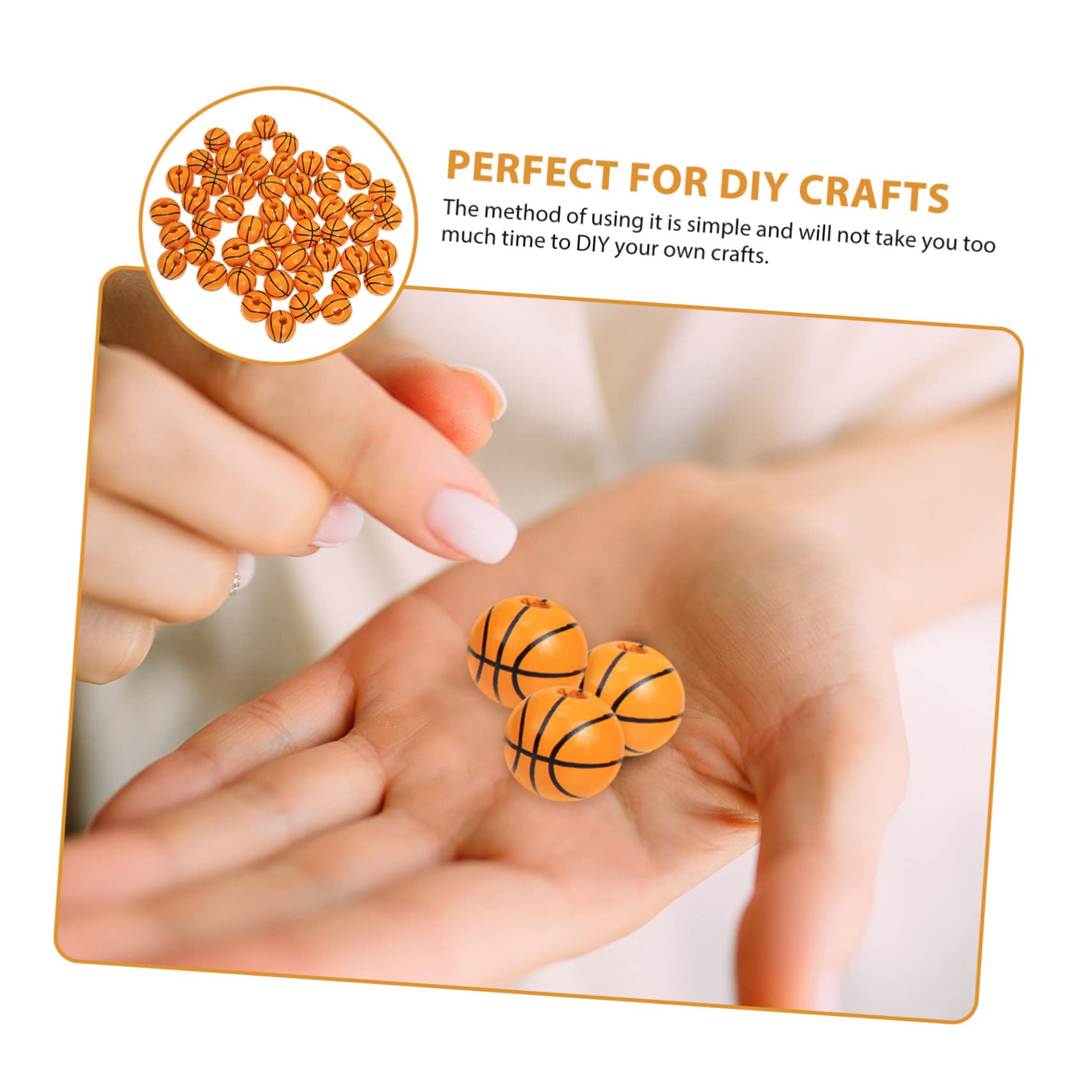 Lurrose 200pezzi Perline Di Legno Diy Stile Basket Perline Colorate Per Creazioni Di Gioielli Materiale Naturale Per Decorazioni e Progetti Artigianali