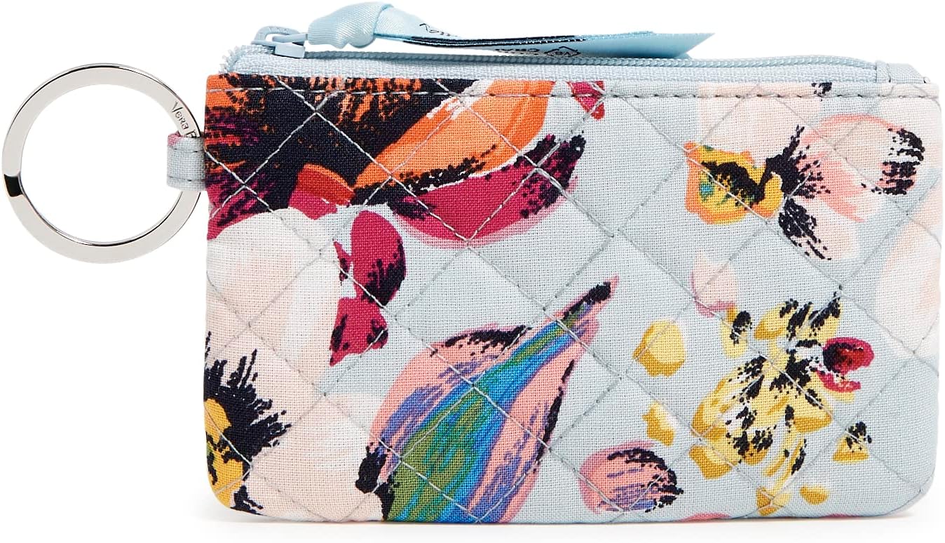 Vera BradleyWomen's Cotton Zip ID Case Wallet