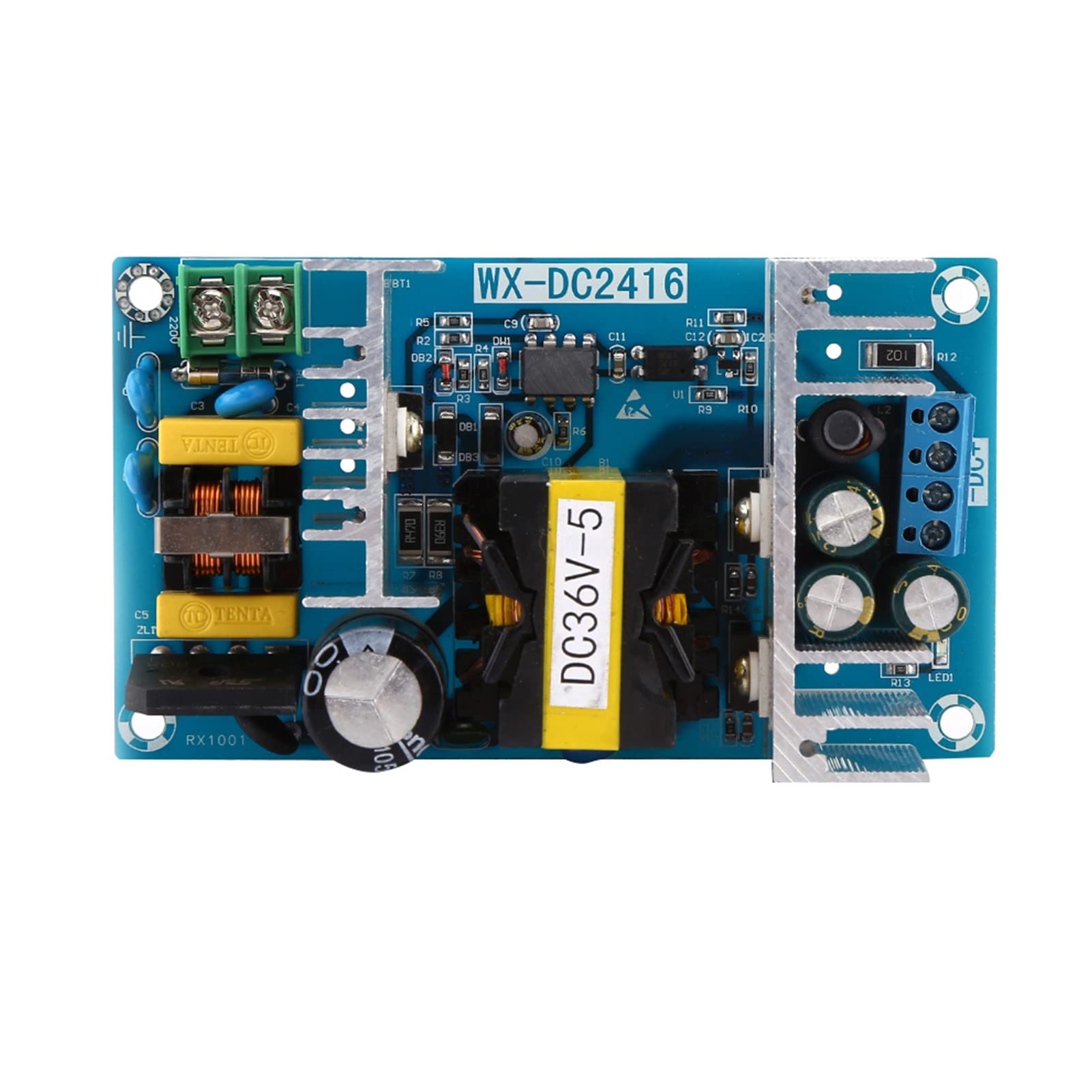 Módulo de Fuente de alimentación 36V 5A 180W 50/60HZ AC-DC Placa de módulo de Fuente de alimentación conmutada AC 100V-240V a DC 36V