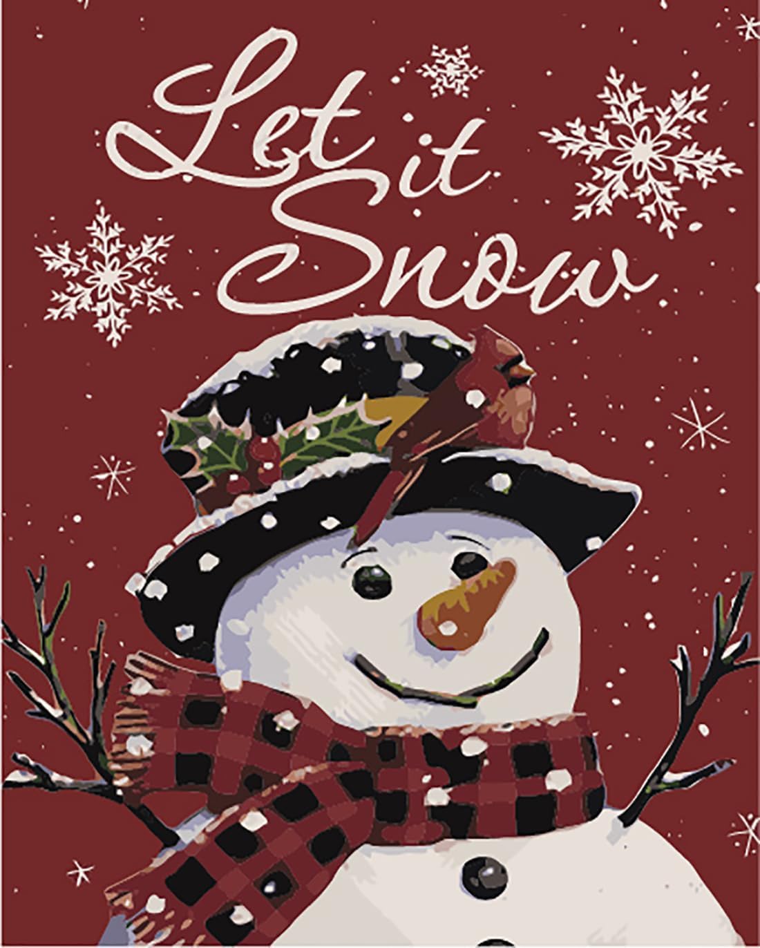 DonElton Paint By Numbers Kit For Adults, DIY Landscape Mountain And Lake, 40 X 50 Cm, Acrylic Paints And Brushes Included