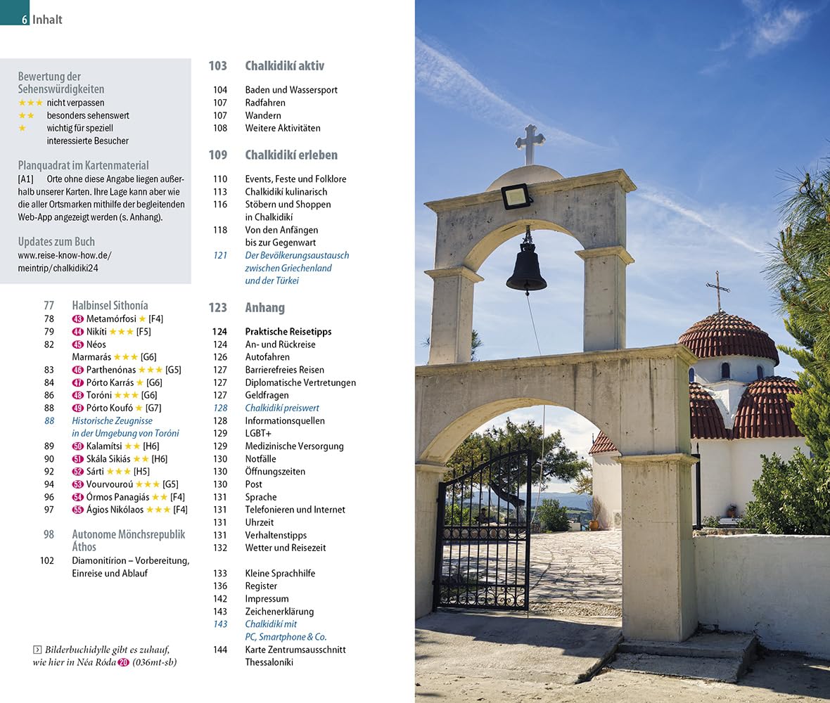 Reise Know-How MeinTrip Chalkidiki mit Thessaloníki: Reiseführer mit Faltplan und kostenloser Web-App