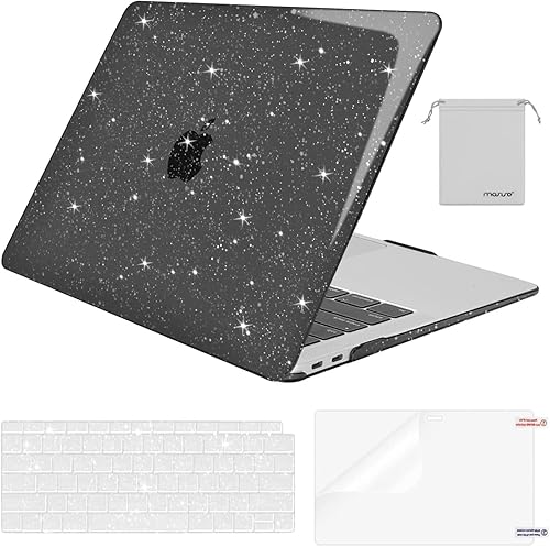 Miniatura 10 de MOSISO Funda compatible con MacBook Air de 13 pulgadas 2022 2021 2020 2019 2018 A2337 M1 A2179 A1932, carcasa rígida de plástico brillante, cubierta