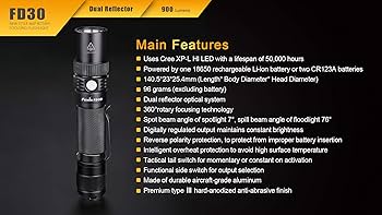 Amazon.co.jp: FENIX(フェニックス) FD30 XP-L HI LED フラッシュ