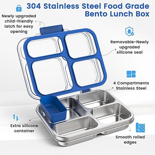 Miniatura 2 de lonchera bento (azul)