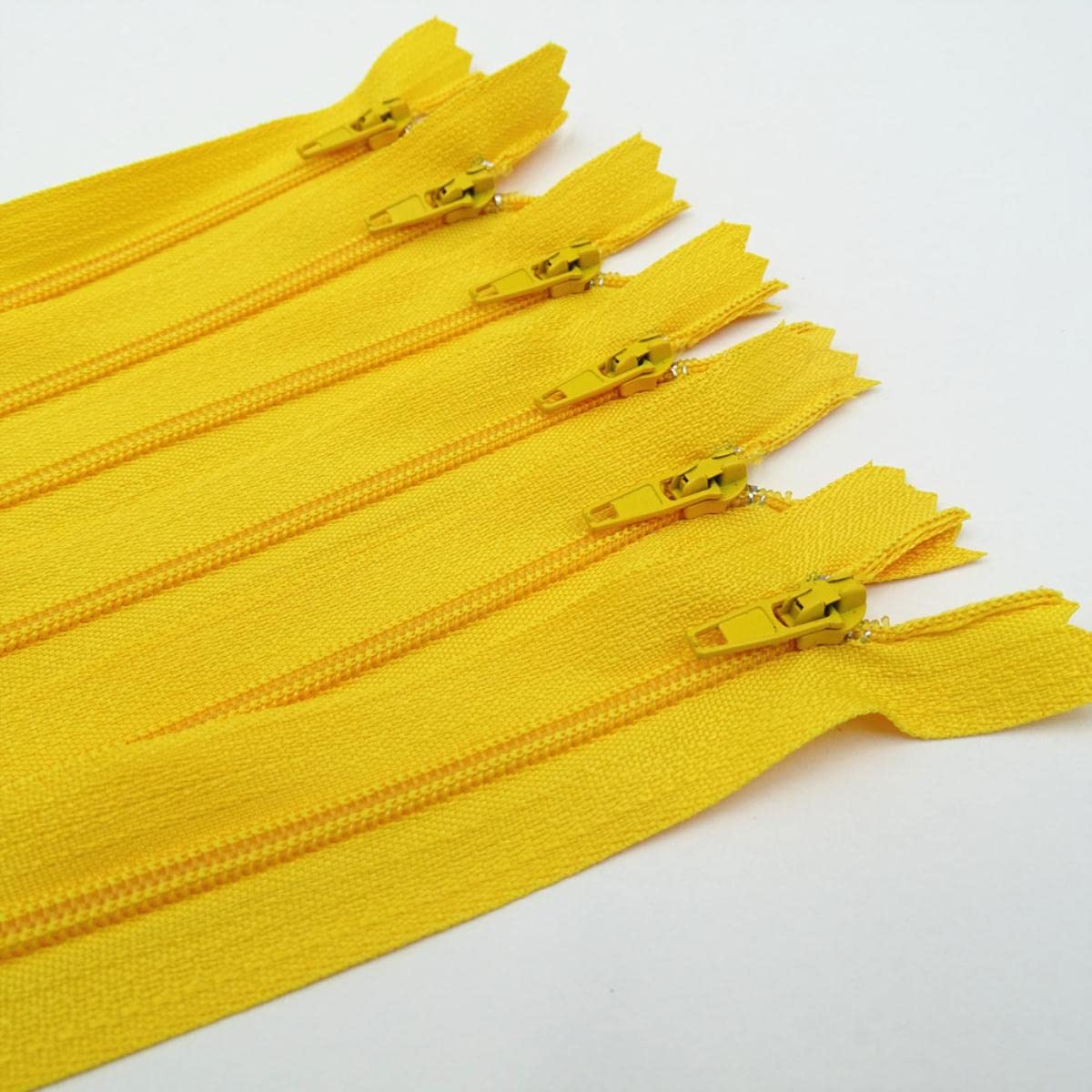 100 pezzi 3# (3-10 pollici) 7,5-25 cm 20 colori cerniera a spirale in nylon chiusa utilizzata per bagagli e abbigliamento-mix, 25 cm 100 pezzi