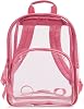 Vera Bradley Clear Small Backpack, TPU, Ibis Rose