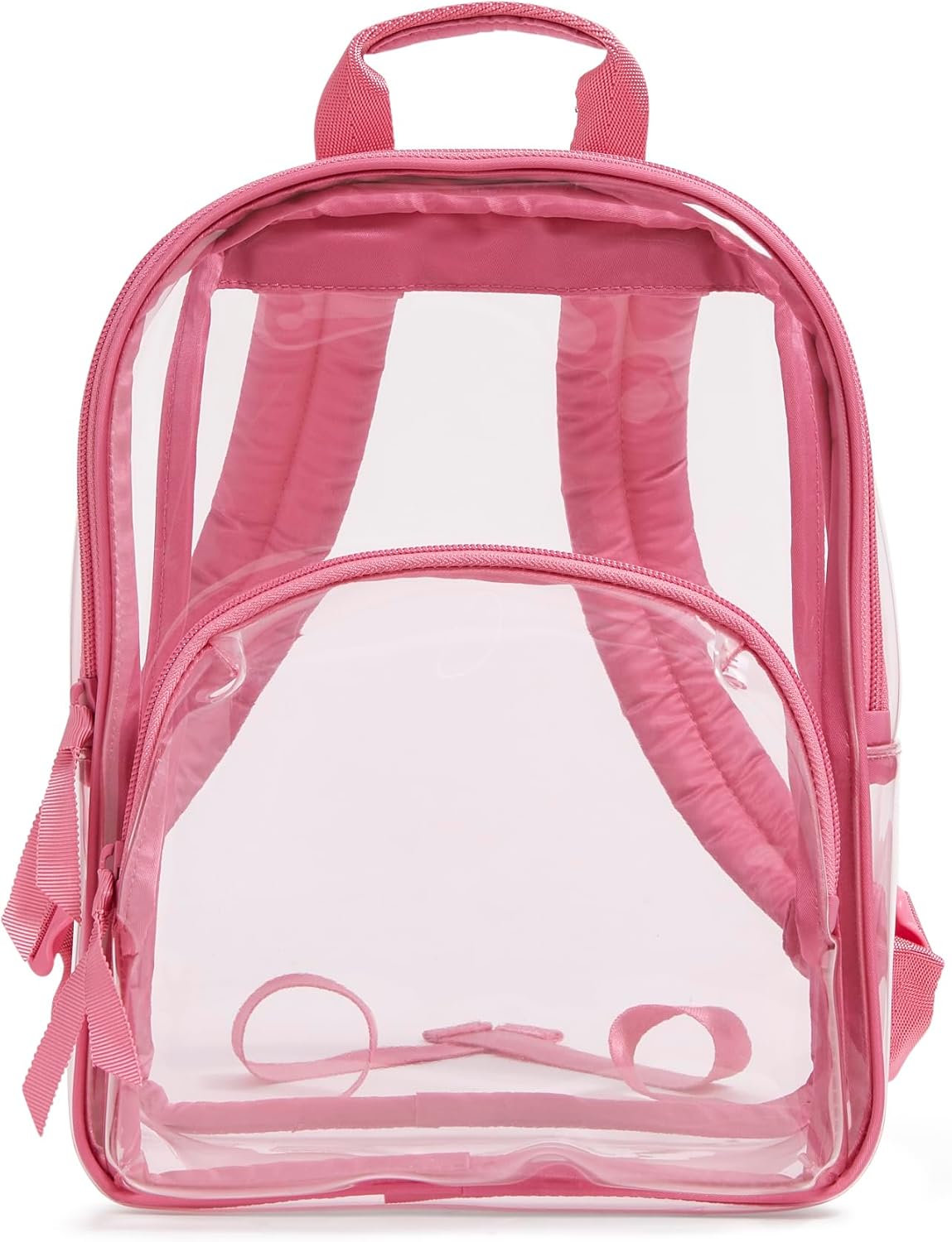 Clear Small Backpack, Ibis Rose, One Size