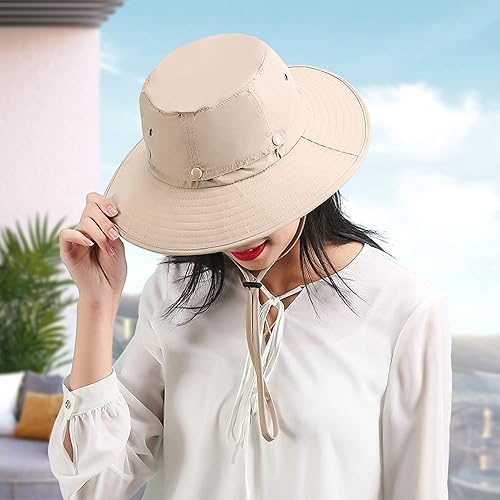 Miniatura 6 de Yoption Sombrero de red para la cabeza de mosquitero, sombrero de pescador con malla de red oculta para pesca al aire libre, senderismo, safari,