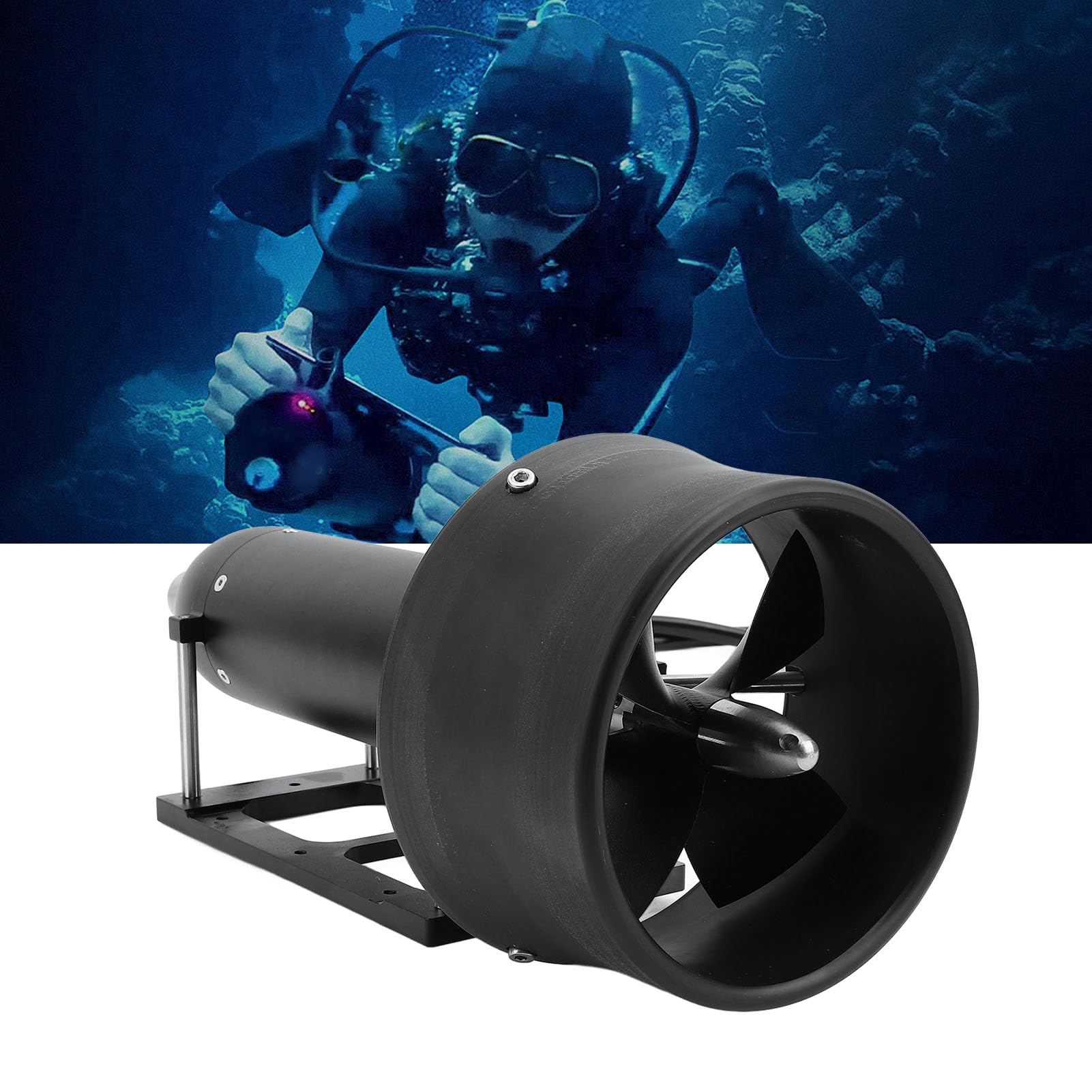 Luocute Purcostituding Impermeabilizzante, Motore a Motore Senza Spazzole Senza Spazzole per Robot Esche da Pesca Rc Barche a Rete a Rete di Elaborazione CNC Completamente Sigillata, (CW)