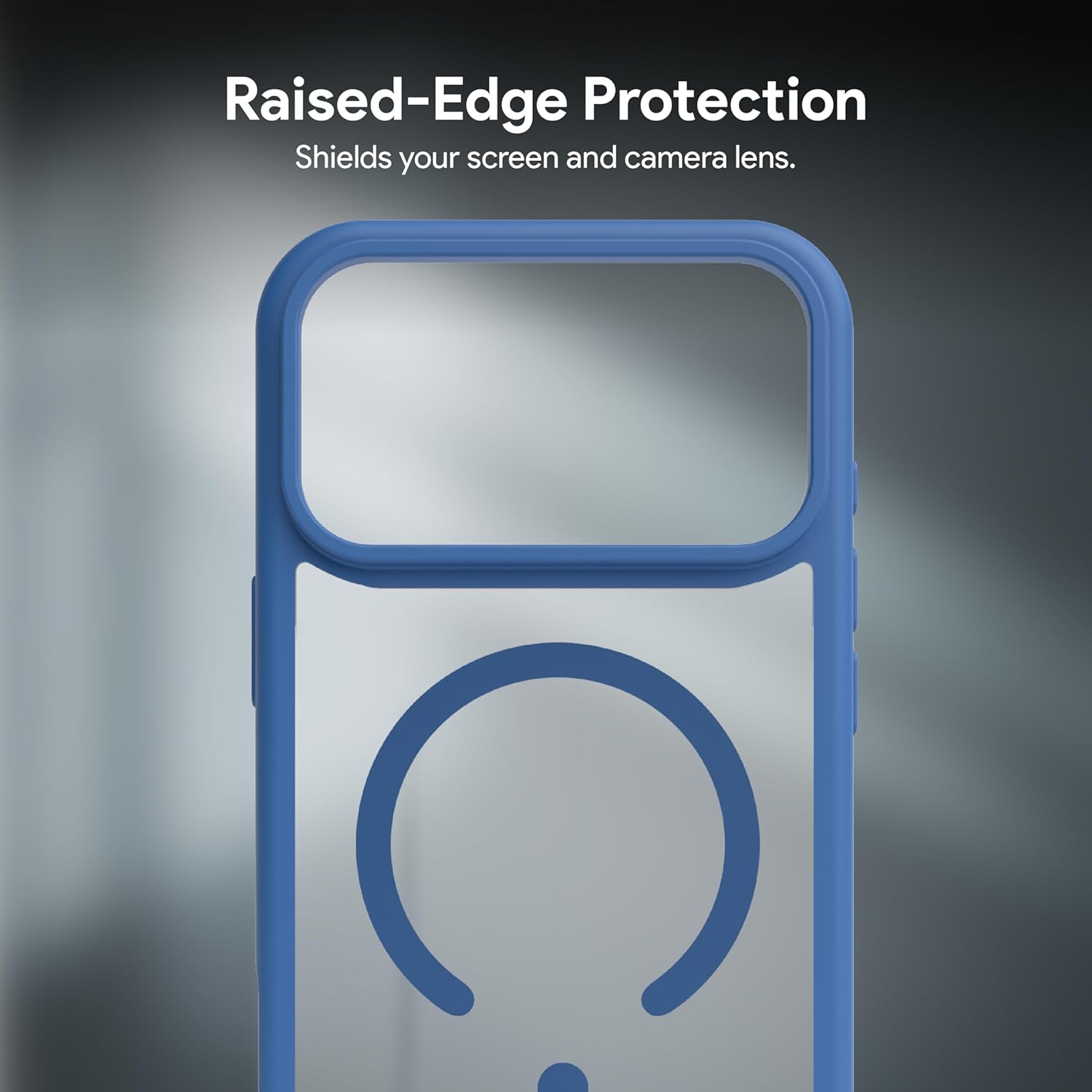 Incipio - Velocity iPhone 17 Pro, Magsafe Compatible Phone Case, 10ft-12ft Drop Tested, Ultra Durable & Shock Absorbing, Scratch Resistant & Slim Profile (Navy/Clear)