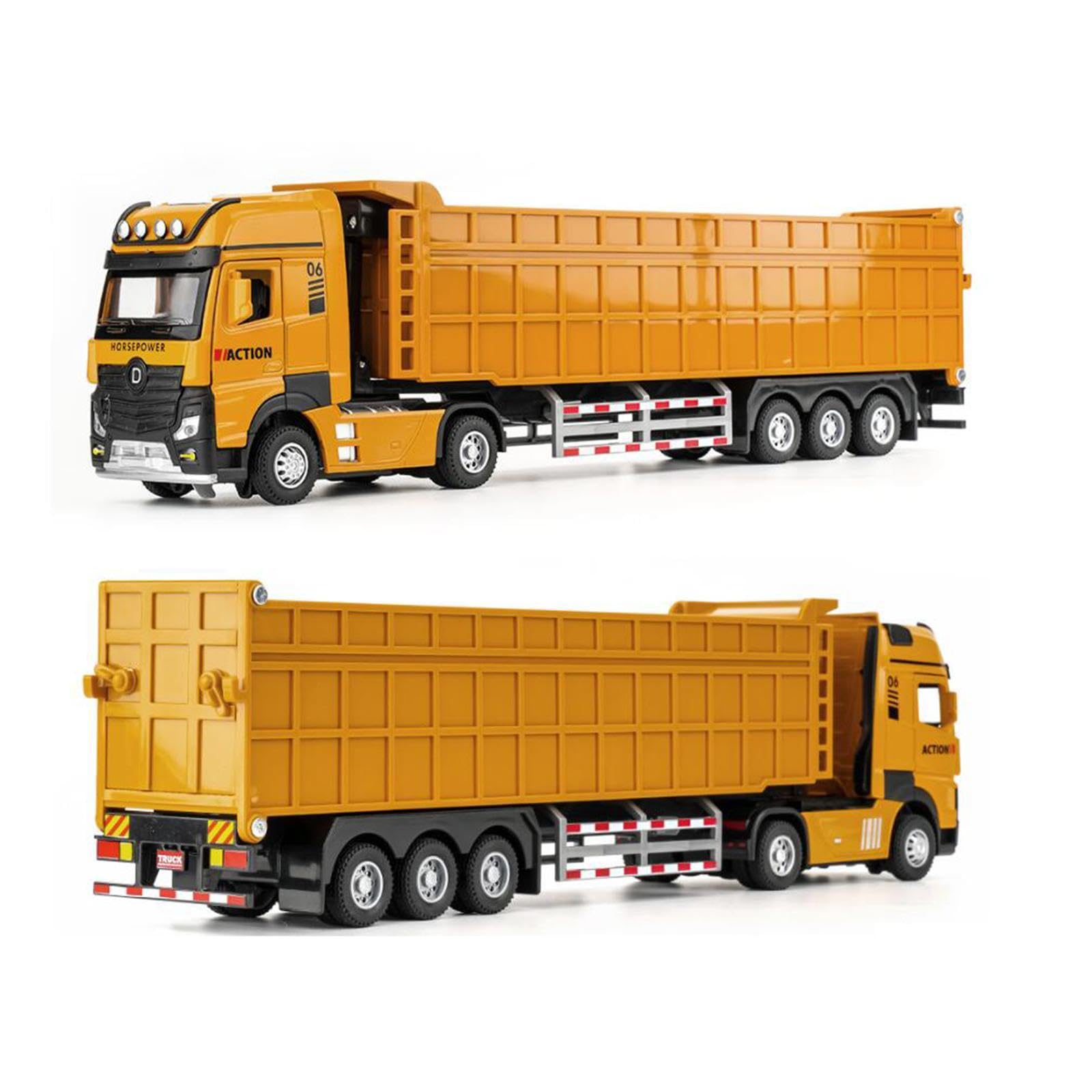 Jouet de Camion Conteneur, Pneu en Caoutchouc à l'échelle 1:50, Décor Sûr, Camion Conteneur en Alliage Détachable à Collectionner pour Les Voyages Jouet de Camion Conteneur, Pneu en Caoutchouc à l'échelle 1:50, Décor Sûr, Camion Conteneur en Alliage Détachable à Collectionner pour Les Voyages