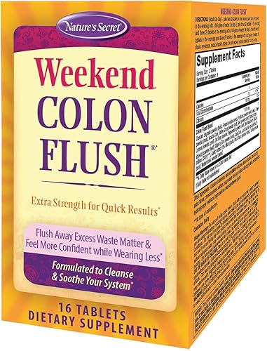 Nature's Secret Fin de semana Colon Flush 16 Cápsula