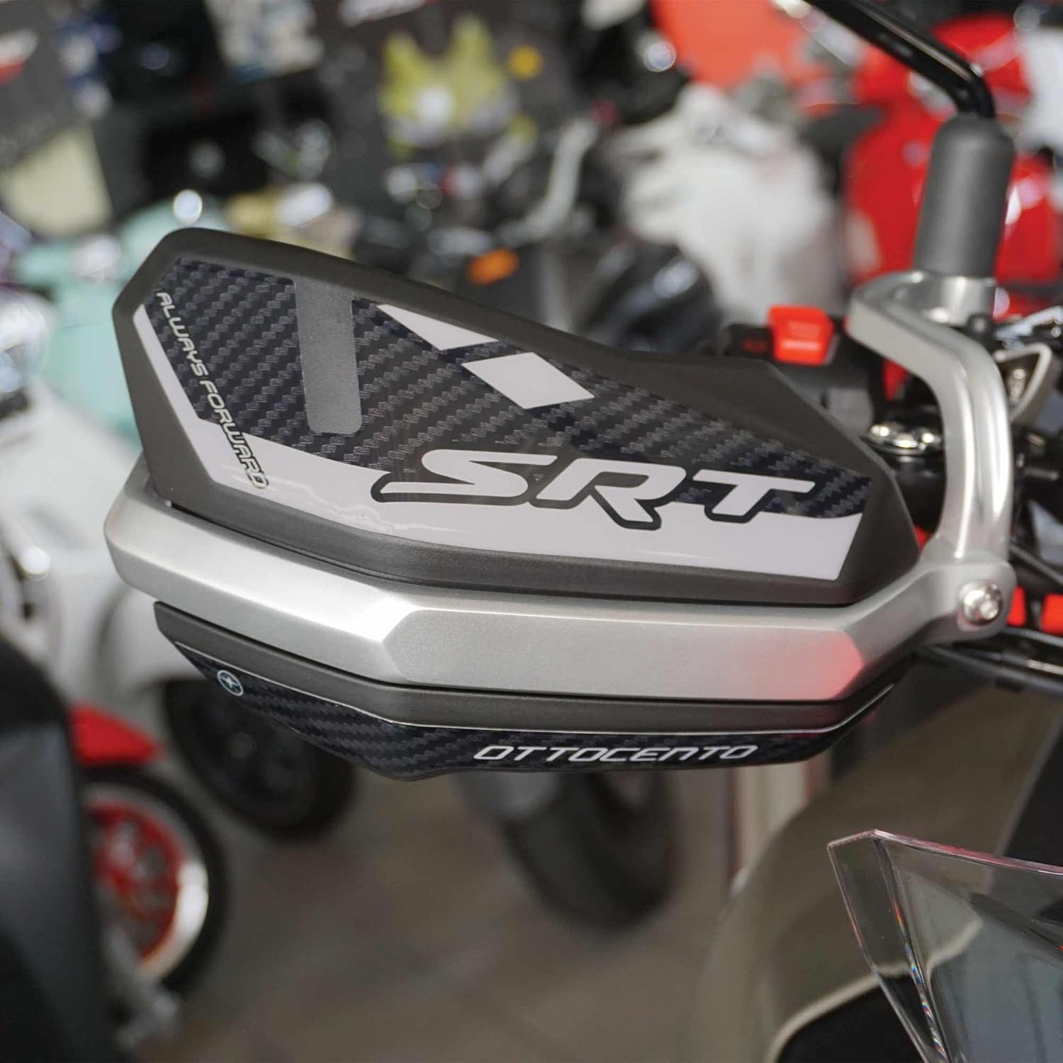 labelbike - 3D Sticker Motorcycle Fuel Tank Pad Protection and Decoration in Resin Compatible with QJ Motor SRT 800 SX