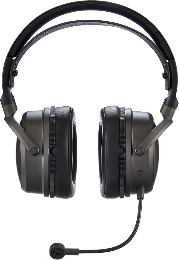 Audeze Maxwell 2 para Xbox, PC, Mac, Switch y PlayStation (nueva Versión 2026) 80 Horas de Duración de Batería, Bluetooth de Baja Latencia, Gris Oscuro con Chip de Seguridad de Microsoft