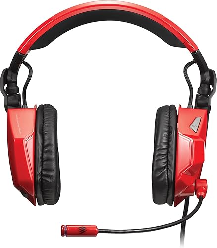 Miniatura 2 de Mad Catz FREQ5 - Auriculares estéreo para juegos para PC y Mac color rojo