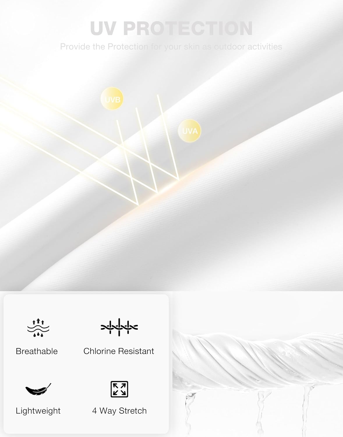 Viodia Women's 9" Long Swim Shorts Modest Swimsuits Bathing Suit Knee Length Bermuda Board Shorts for Women with Pocket - Image 7