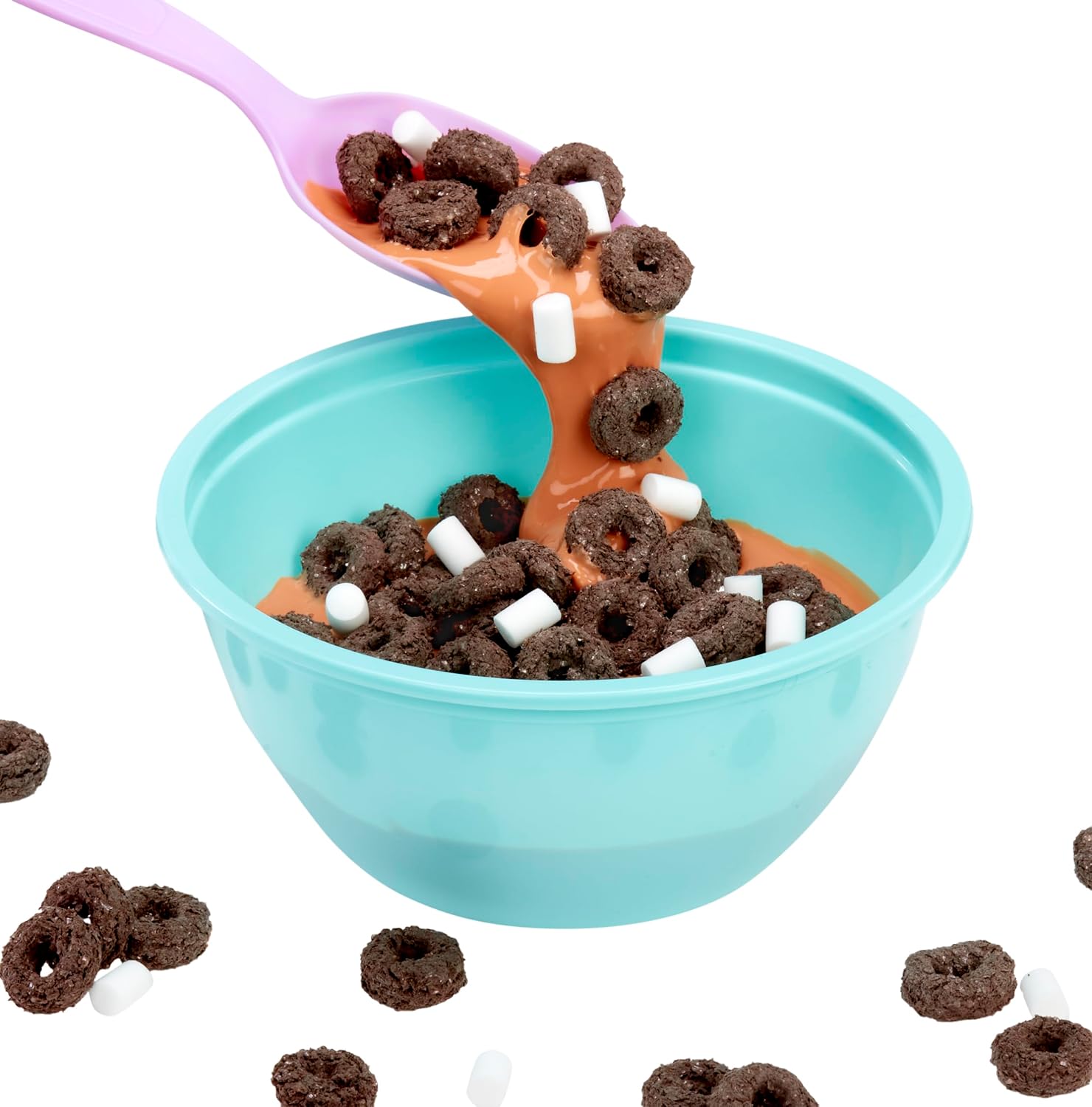 Slime Life Bowl of Choco Cereal DIY Slime Kit - Unboxing Ingredients to Make, Smash, and Stretch Your Food Slime, Ages 8+