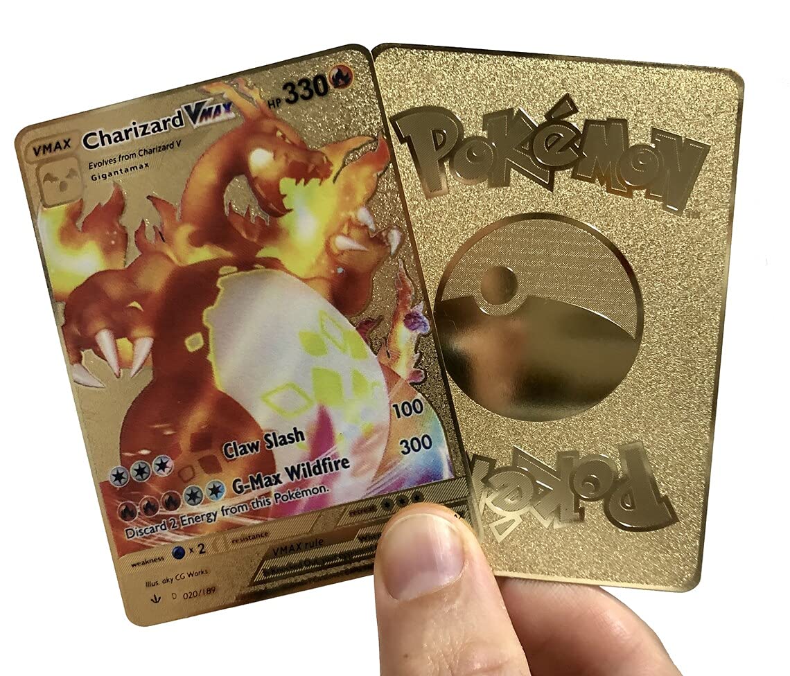 Buy Charizard VMAX 074 073 Rare Gold Metal Pokemon Card Online At 