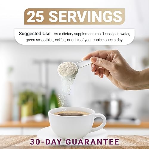 Miniatura 8 de Dr. Berg Multi Collagen Peptides Powder Types I, II, III, V, X - Polvo de colágeno sin sabor con 0.49 oz de proteína, fuentes de colágeno