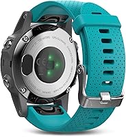 Vista 5 de MoKo Tapón antipolvo compatible con Garmin Fenix 8/E/7/7S/7X/5/5S/5X/6/6S/6X/6 Pro/6S Pro/6X Pro/6X Pro/Forerunner 935/Vivoactive 6/5/4/Venu, Negro
