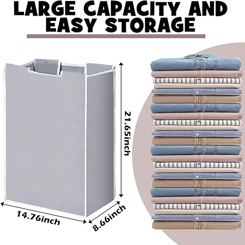 Miniatura 2 de Bolsas de repuesto para clasificar la ropa sucia, bolsas de repuesto extraíbles, bolsa organizadora de almacenamiento de lavandería, sin ganchos,