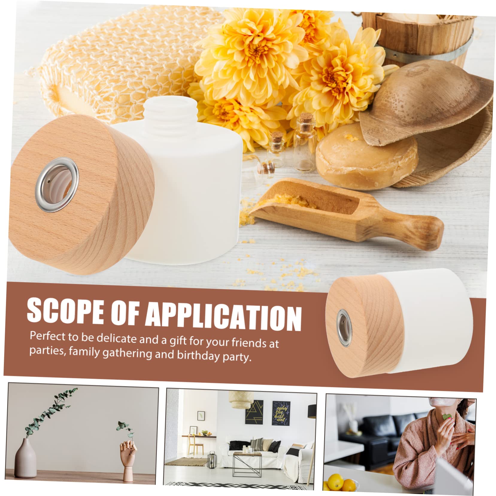 Diffuseur D'huiles Essentielles En Plâtre - Forme Fleur De Lotus - 8,5 X 8,5 X 2,5 Cm - Désodorisant Naturel Pour Maison, Voiture