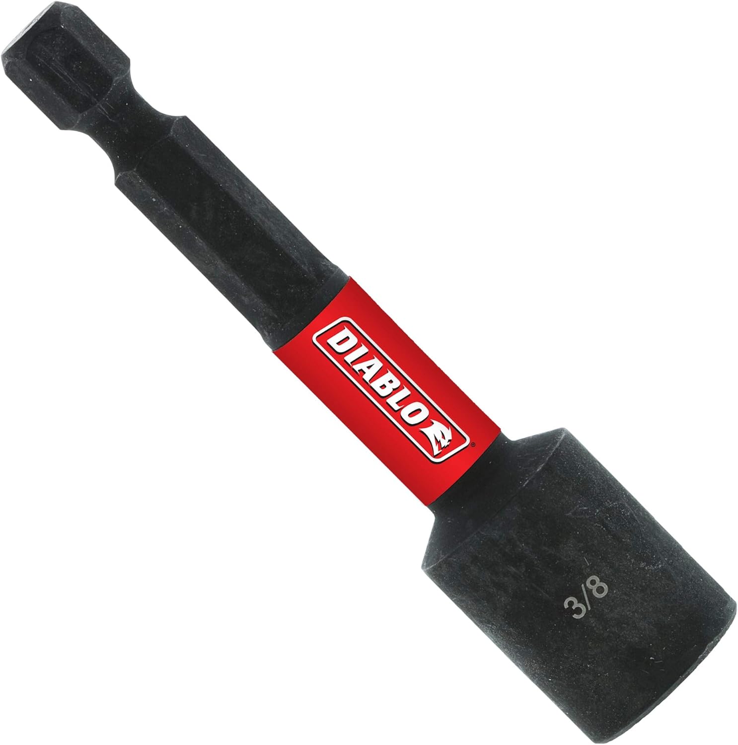 Diablo Magnetic Nut Driver for Hex Nuts & Screws - 3/8" x 2-9/16" Length, MaxTorque Zone, Impact Strong Design for Drill & Impact Drivers - DNTSL38