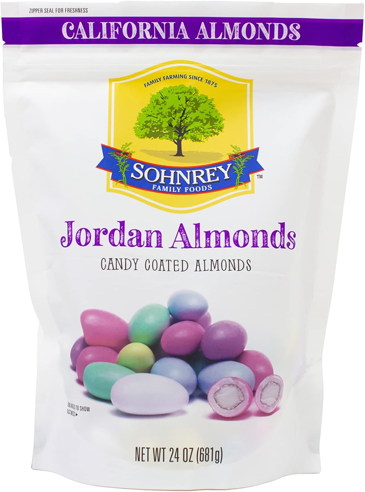 Pastel Jordan Almonds