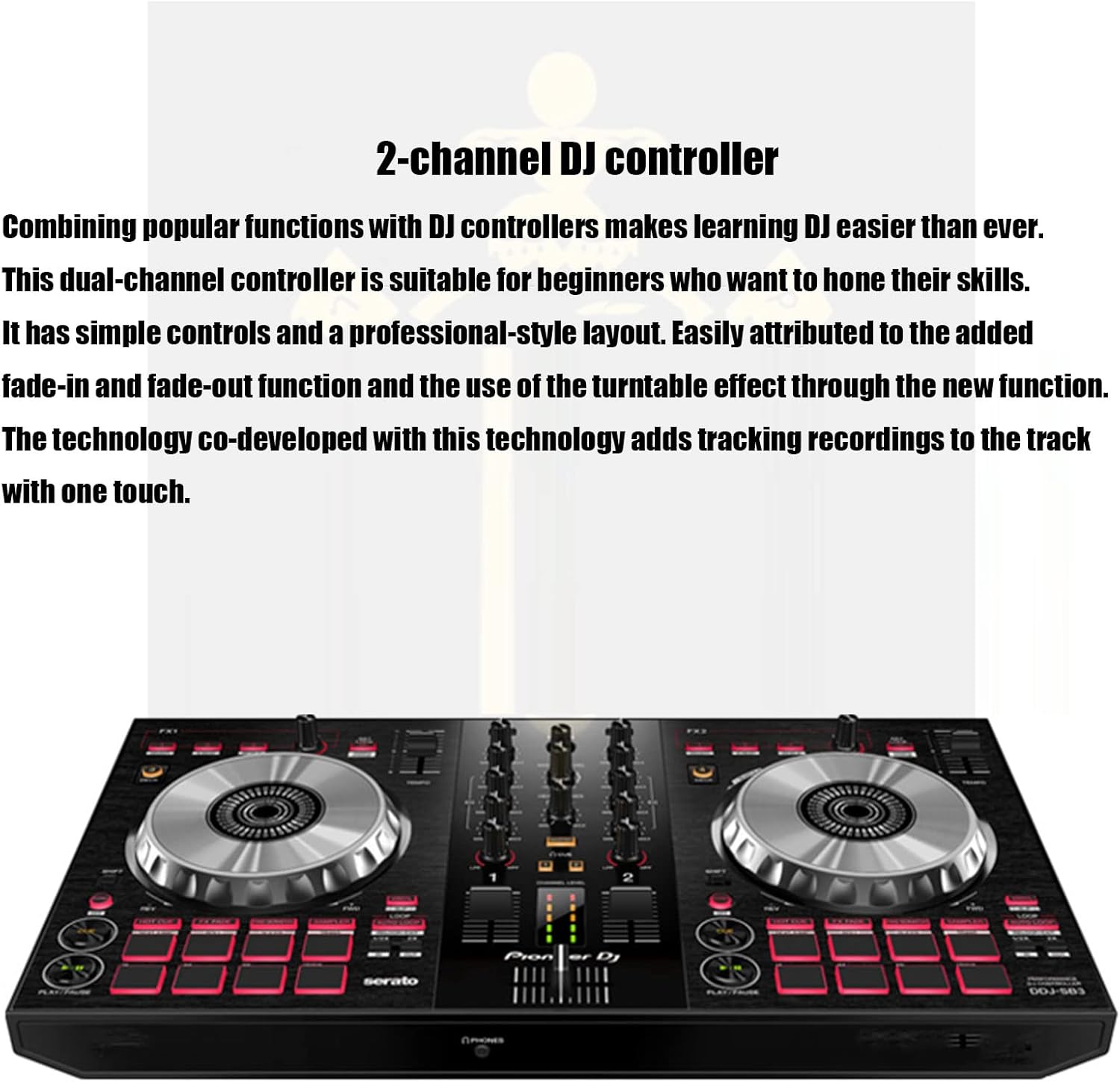 Digital Electronic Music Controller Disc Player DJ Entry-Level Live DJ Equipment Rhythm Controller Multi-Function Equipment