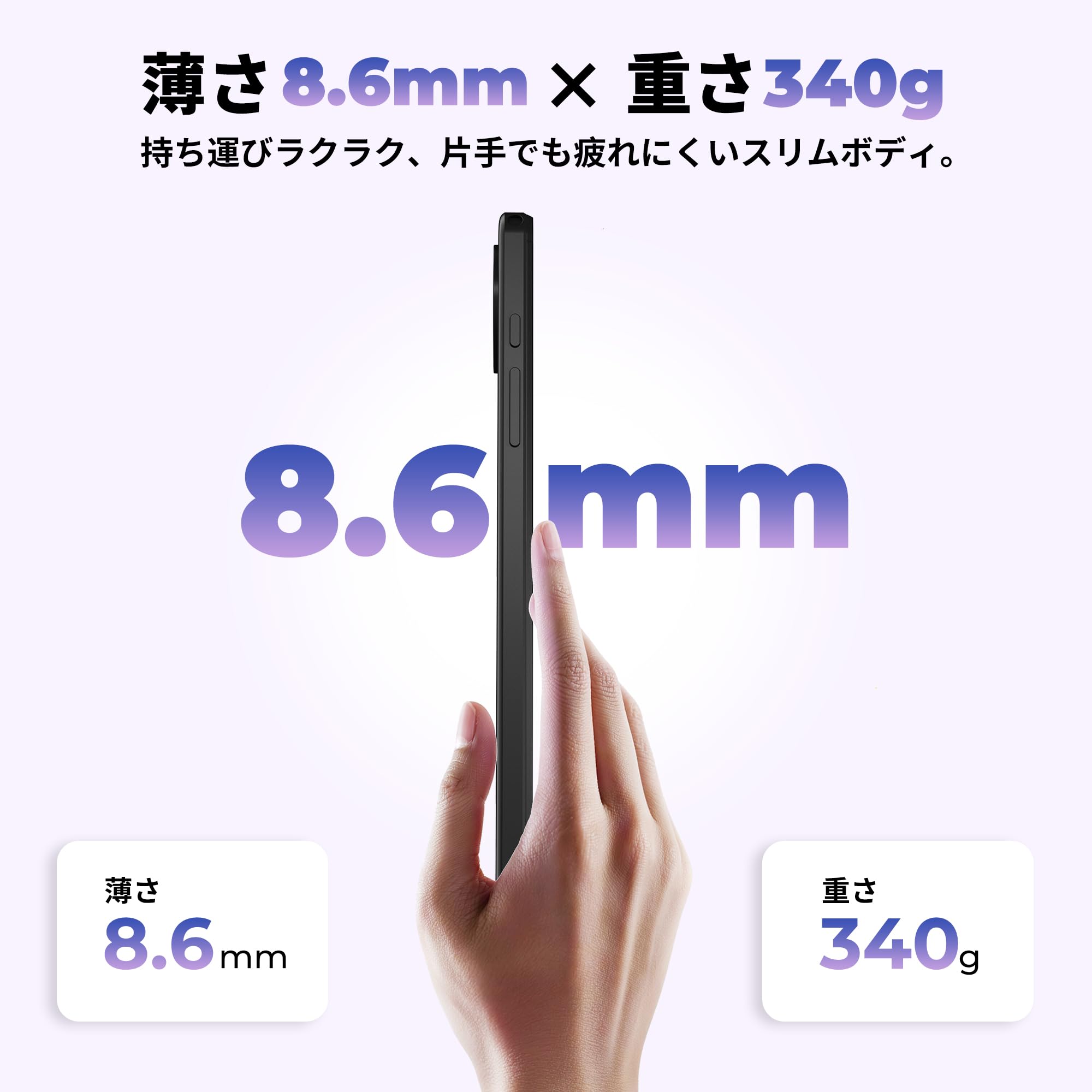Amazon.co.jp: FPD タブレット 8.7インチ Wi-Fiモデル Android 16