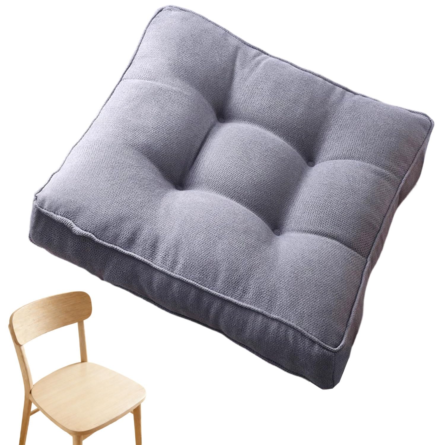 Seat Cushion for Office Chair - Chair Cushions for Dining Chairs With Ties