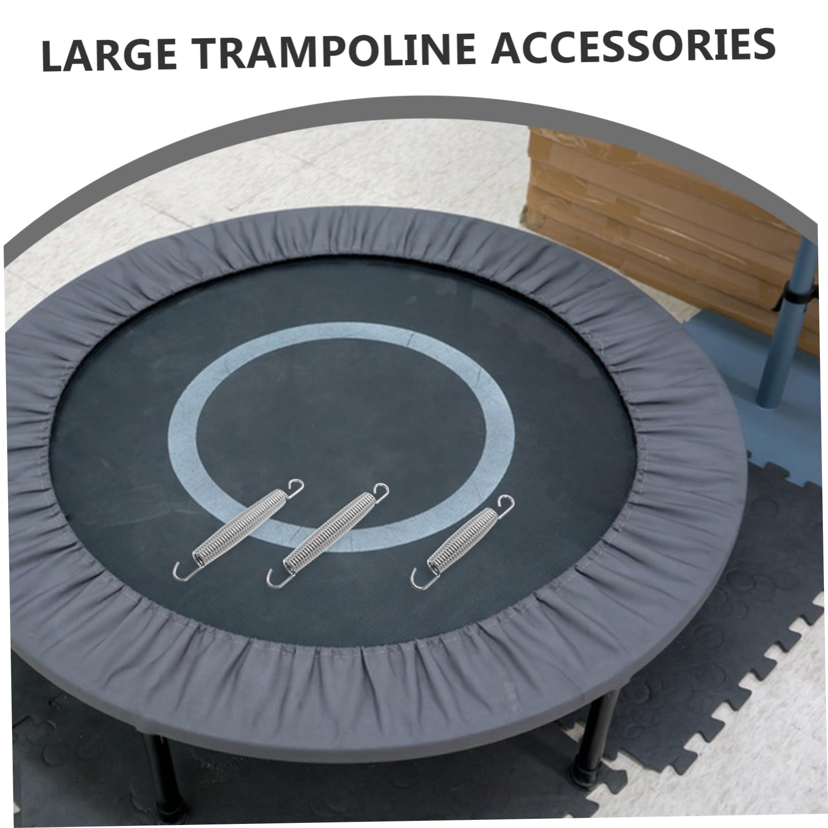 Mikikit Trampolinfeder Trampolin-ersatzfeder Mit T-Haken Federhaken-Werkzeug Für Montage Und Ausbau Ersatz-Teil Für Springbett