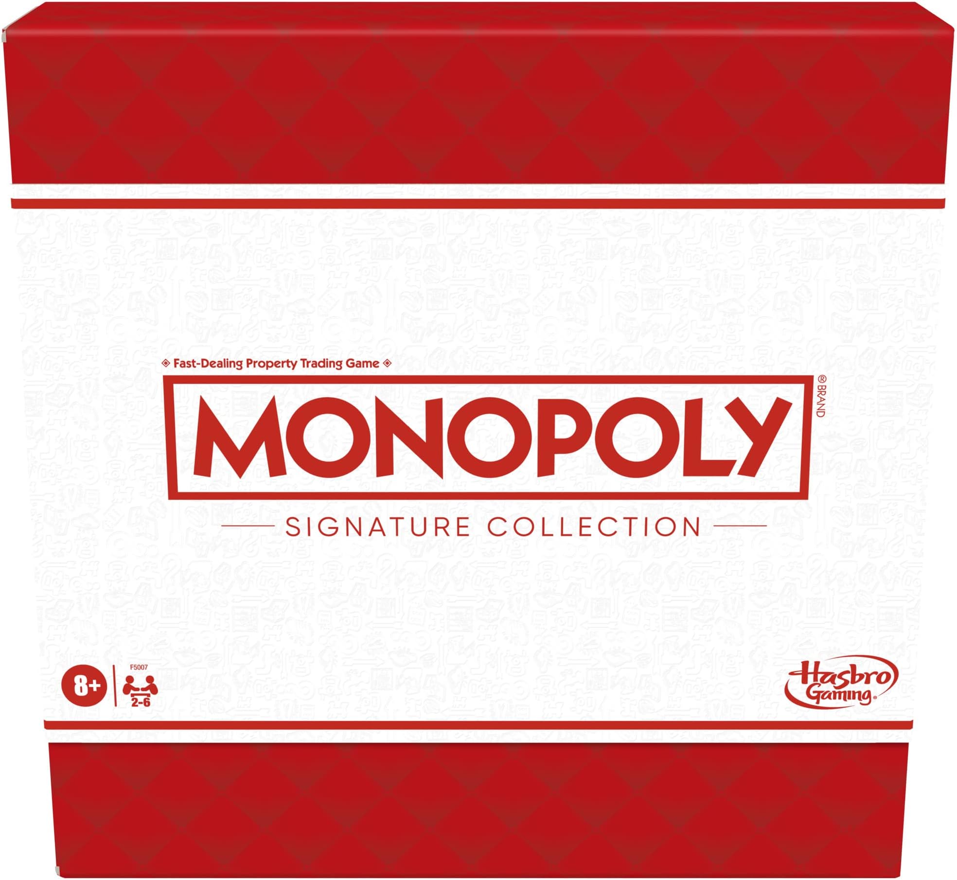 Monopoly Signature Collection Family Board Game for 2 to 6 Players, Premium Packaging and Components, in-Box Storage, Family Game for Ages 8+