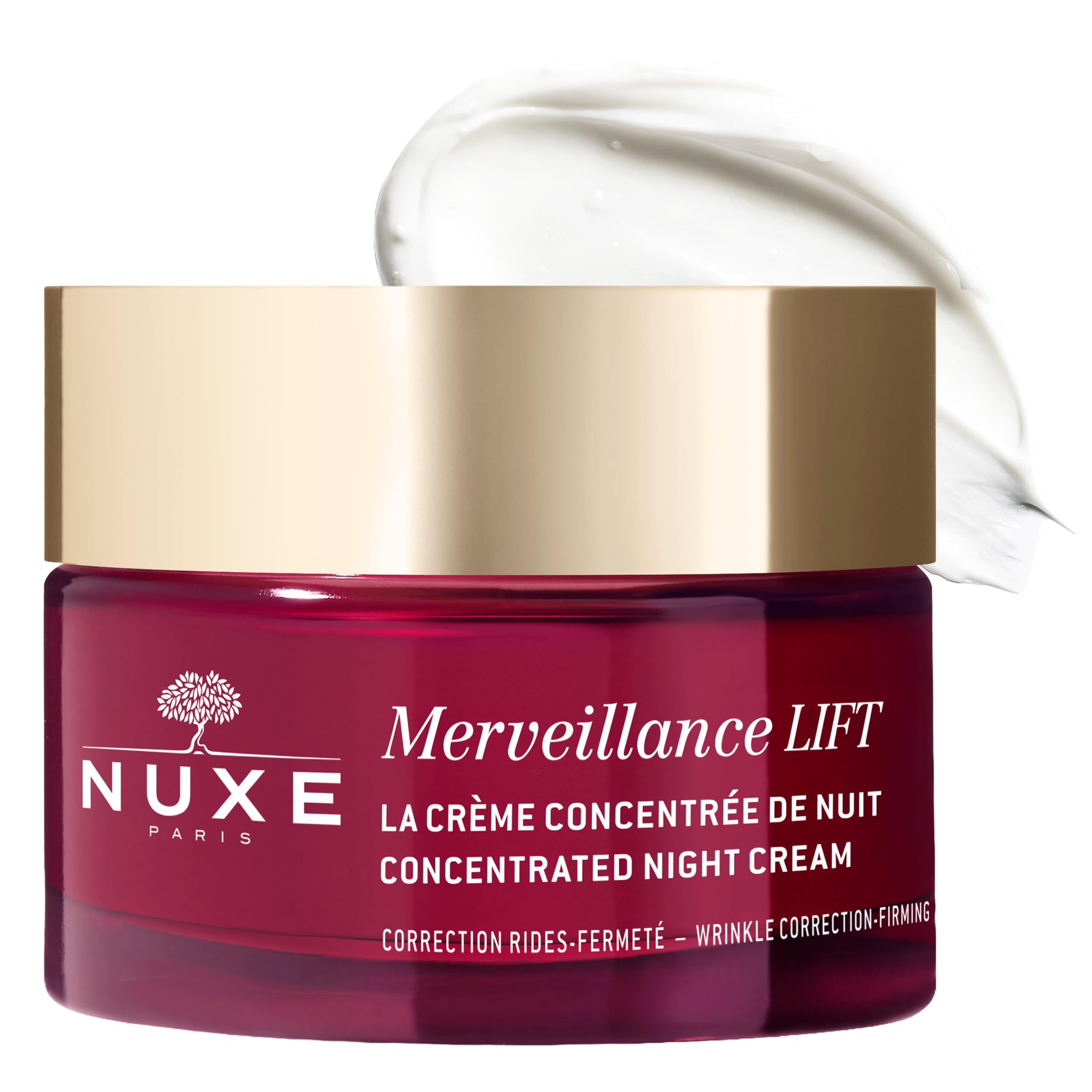 – Merveillance Lift Concentrated Night Cream 50ml, Firming Night Cream, Smooths Wrinkles & Boosts Skin Elasticity, For Rested & Lifted Skin by Morning, Vegan Formula