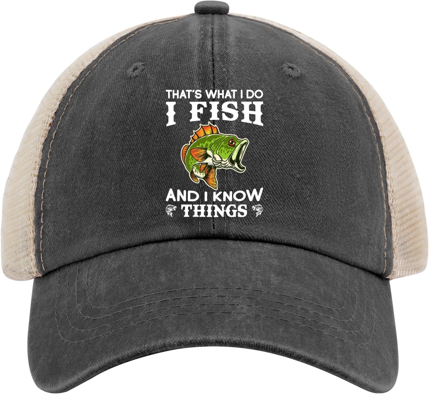 Hat Women Want Me Fishes Fear Me Hat for Women Dad Hats Trendy Caps - Image 8